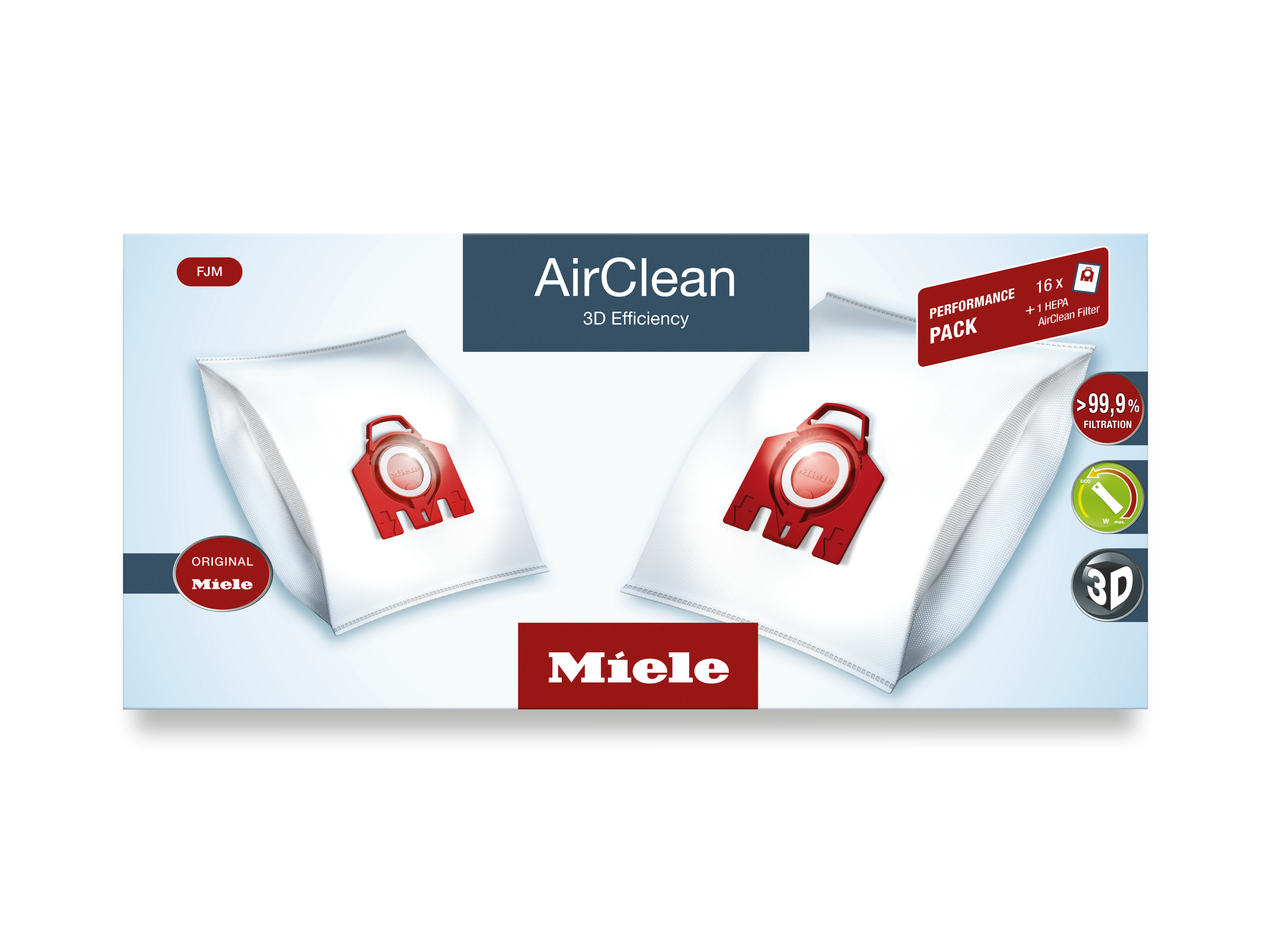 Miele Sac filtrant pour aspirateur HyClean Pure FJM 4 Pièce/s