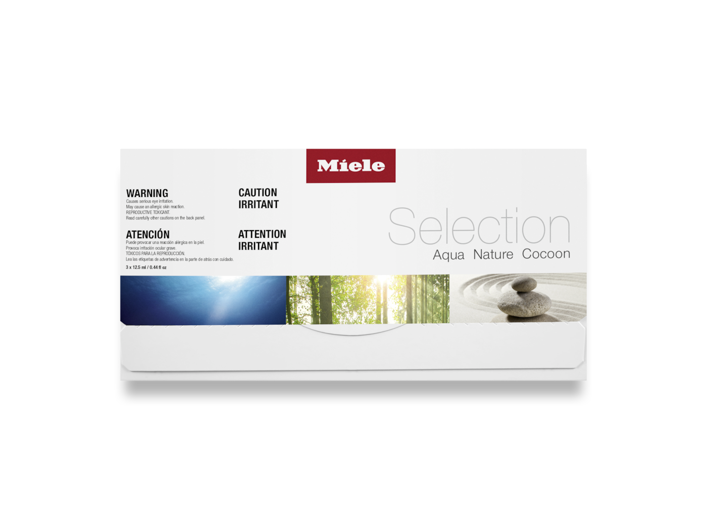 Miele Dryer Fragrance Aqua, Nature, and Cocoon Scent 12.5 mL 3-pack FA ACN 452 L