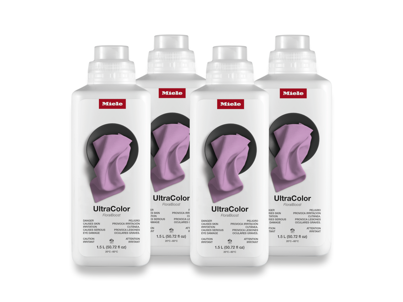 Miele UltraColor FloralBoost Detergent Set 4-pack