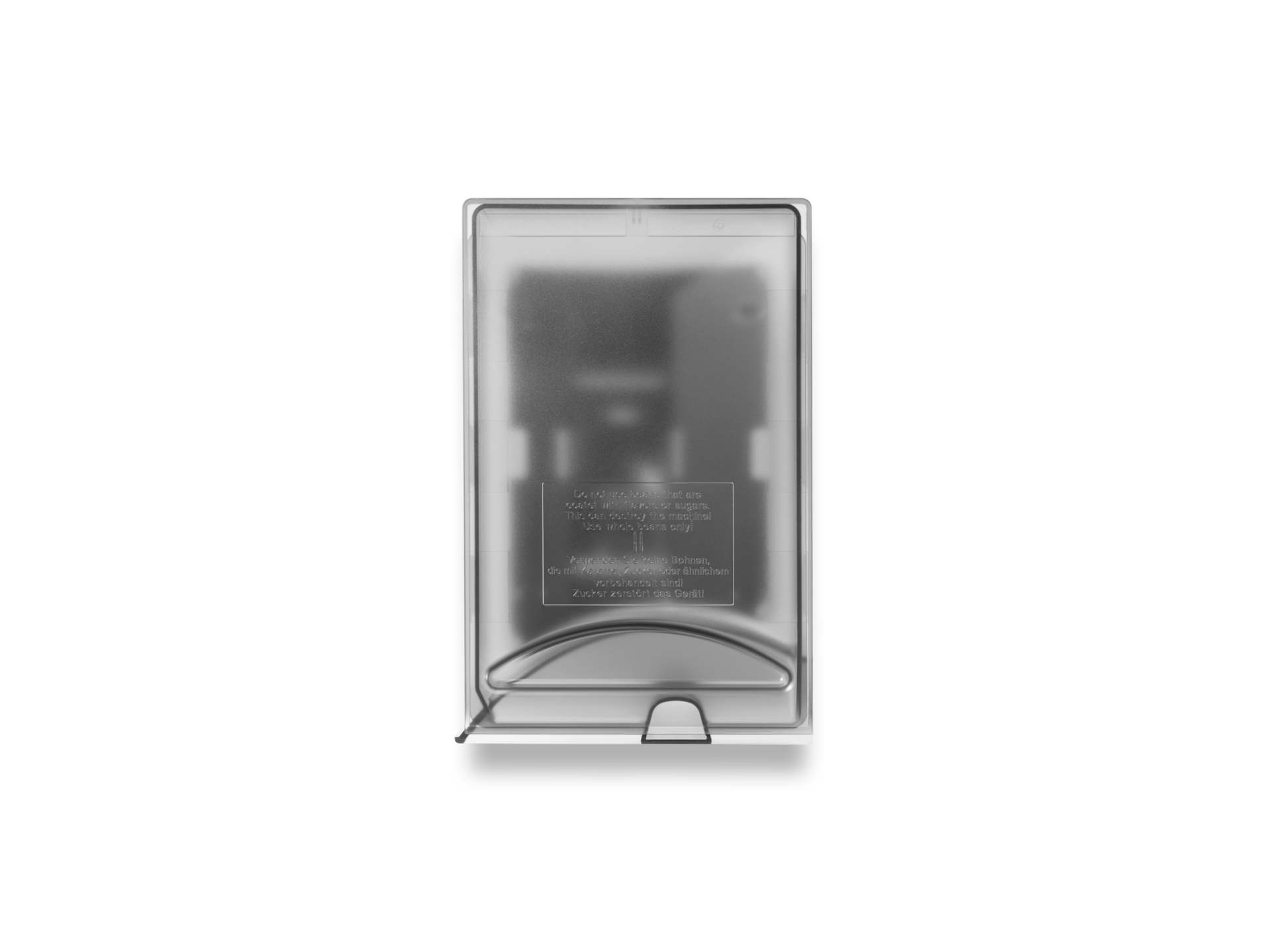 Spare parts - Domestic - Bean container Grey transparent - 5