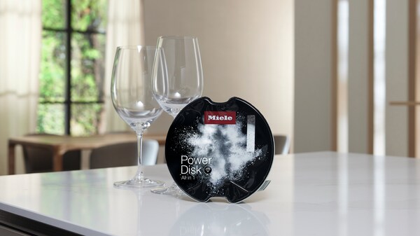 Miele PowerDisk с чаши за вино
