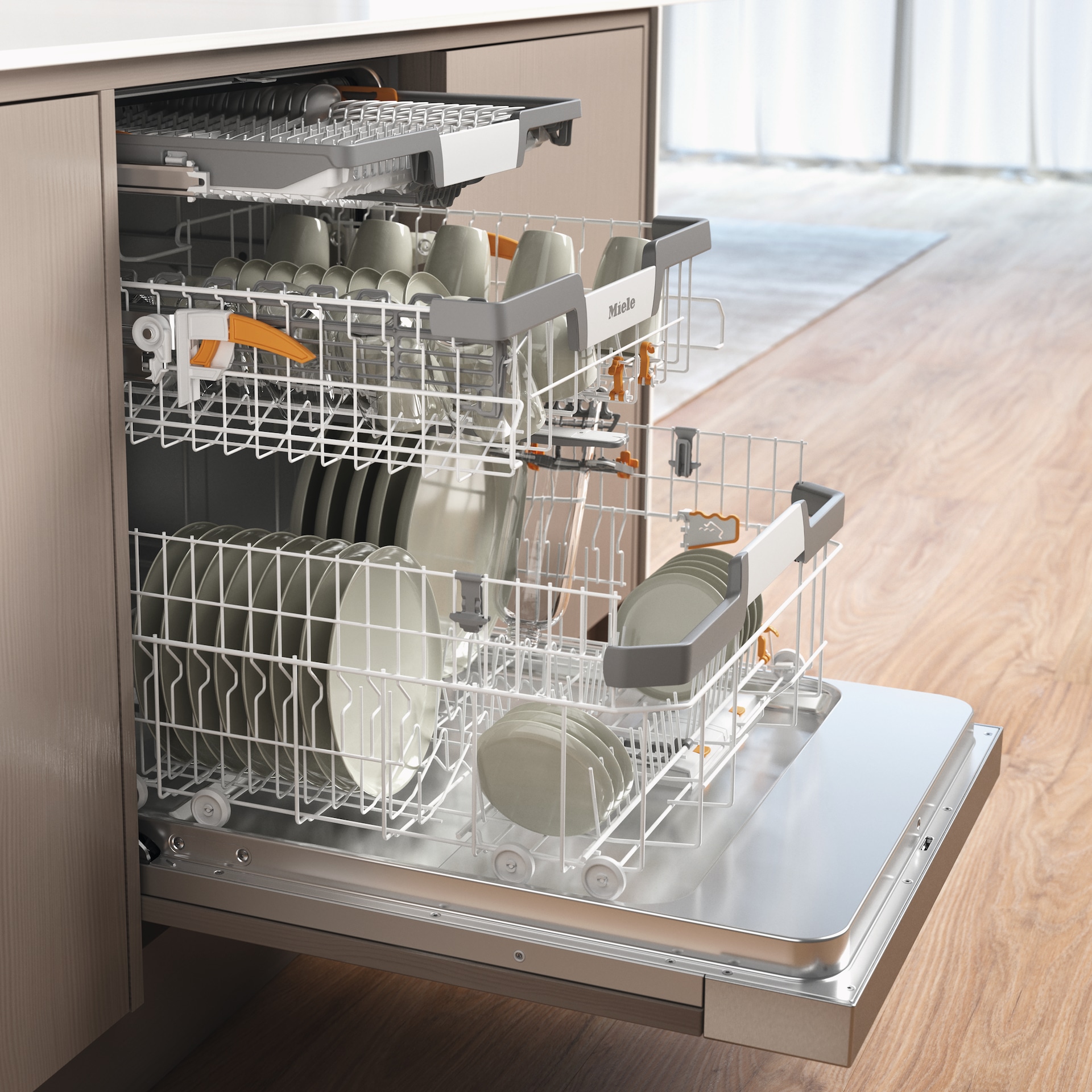 Dishwashers - G 7210 SCi Stainless steel/CleanSteel - 3