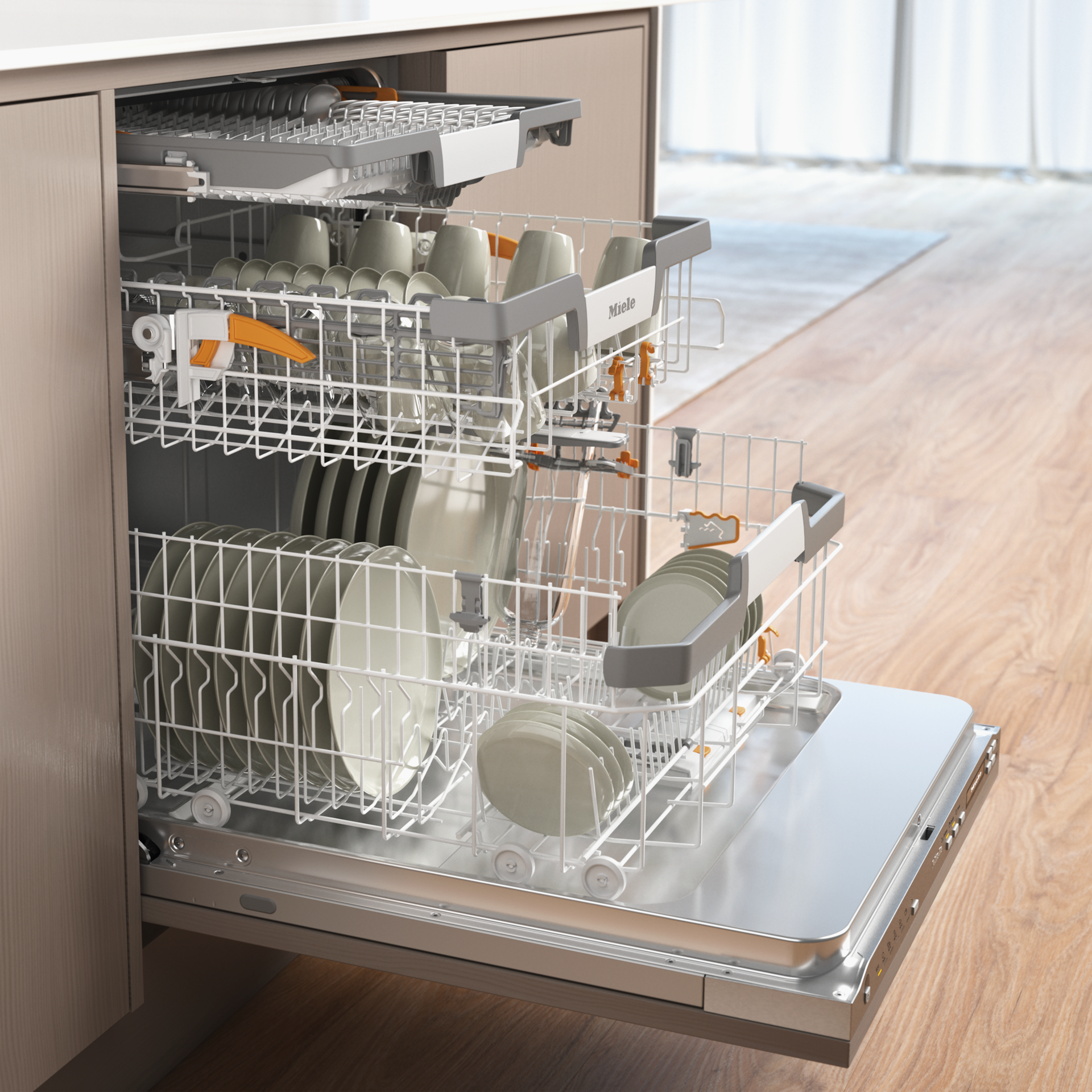 Dishwashers - G 7380 SCVi FF Stainless Steel. - 3