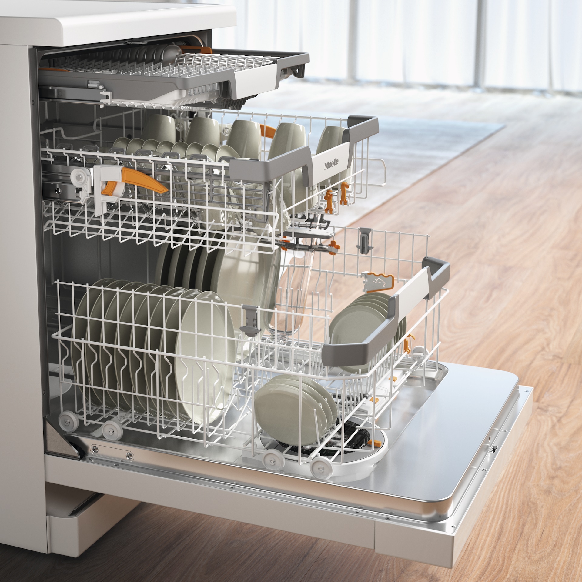 Dishwashers - G 7600 SC AutoDos Brilliant White - 4