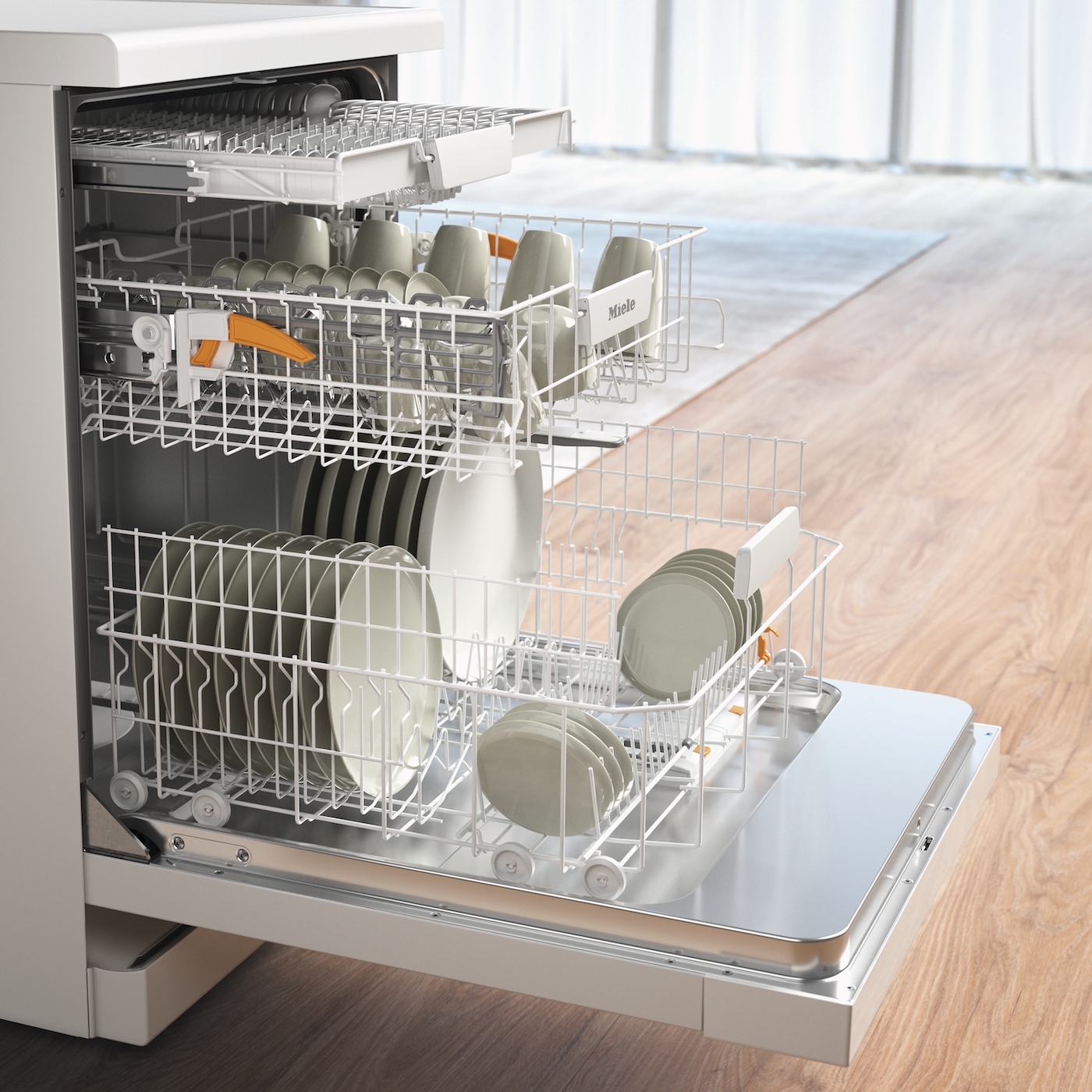 G 5000 SC BRWS Active Freestanding dishwasher product photo Laydowns Detail View ZOOM