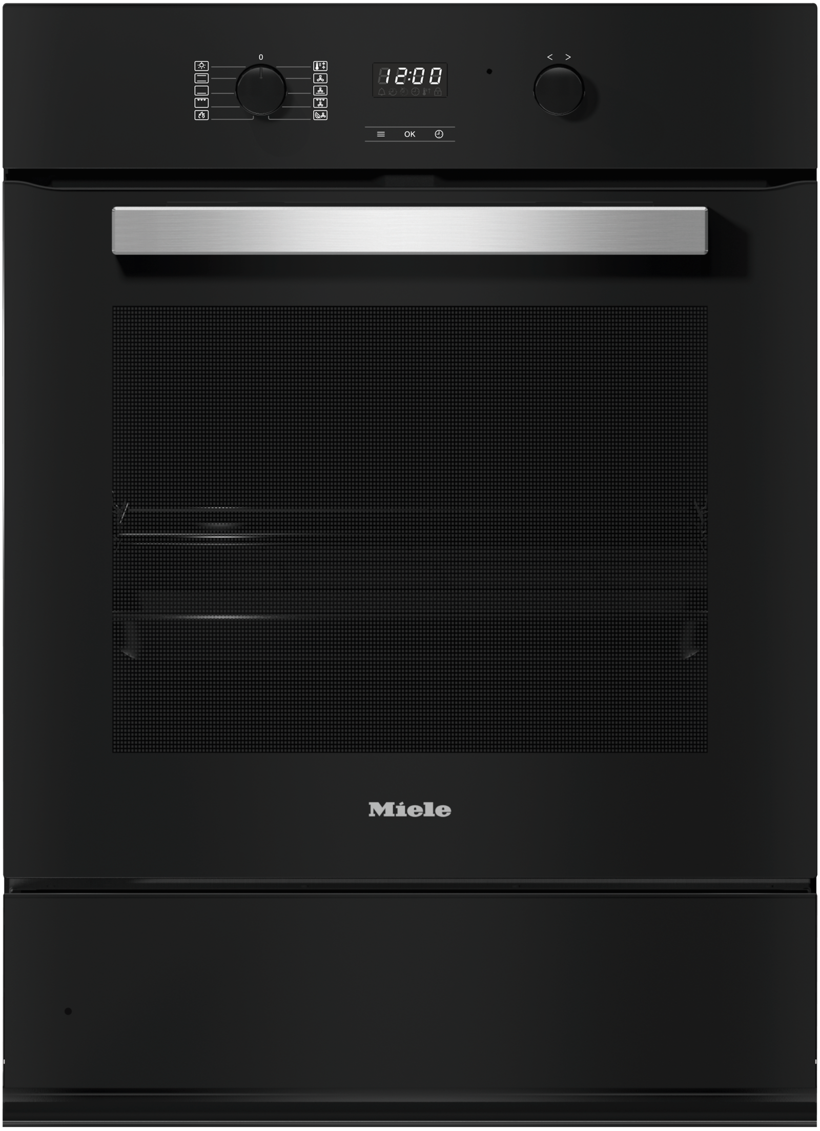 Herde/ Backöfen - H 2456-55 BP ACTIVE Obsidianschwarz - 1