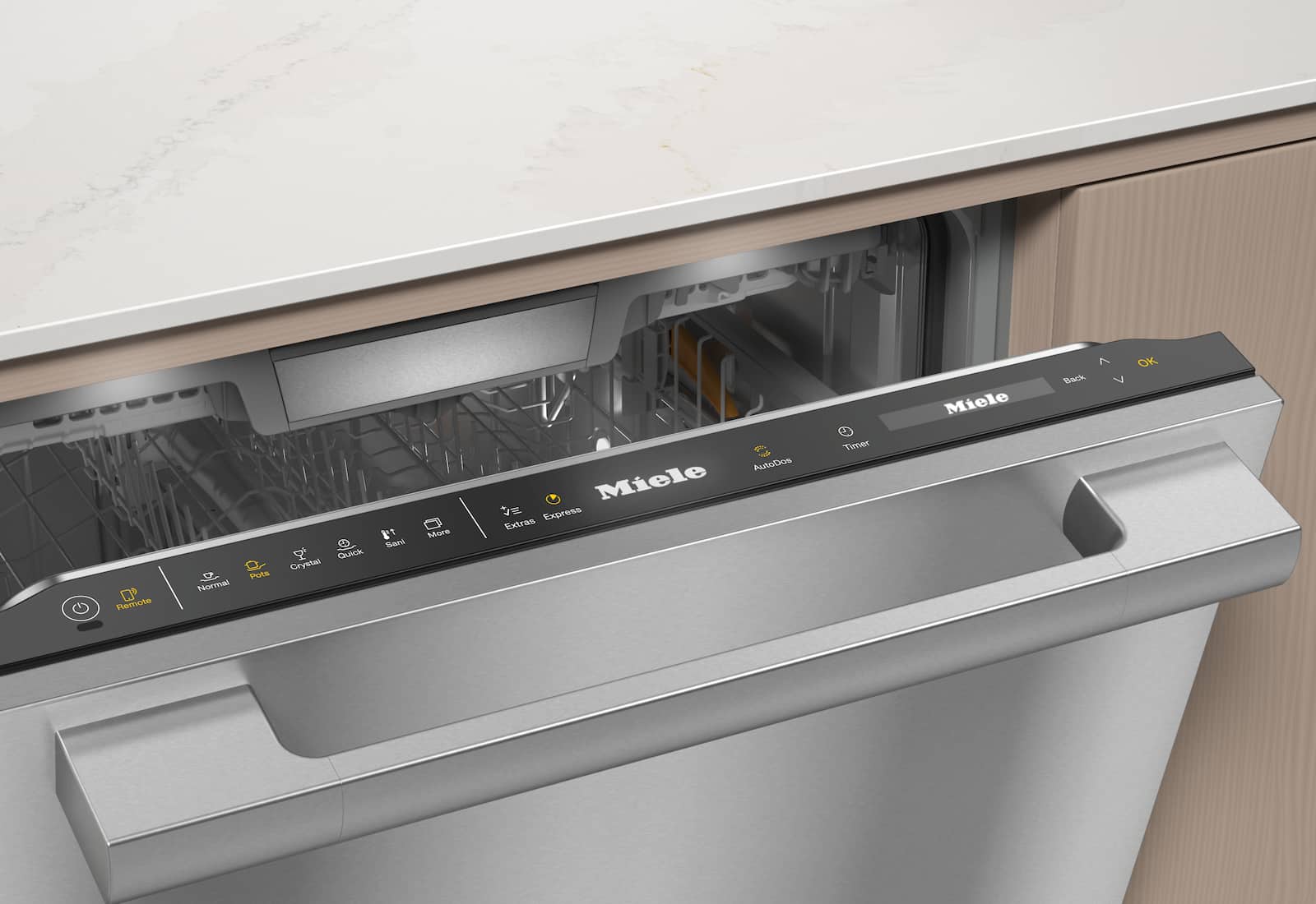 Dishwashers - G 7766 SCVi SF AutoDos Obsidian Black - 2