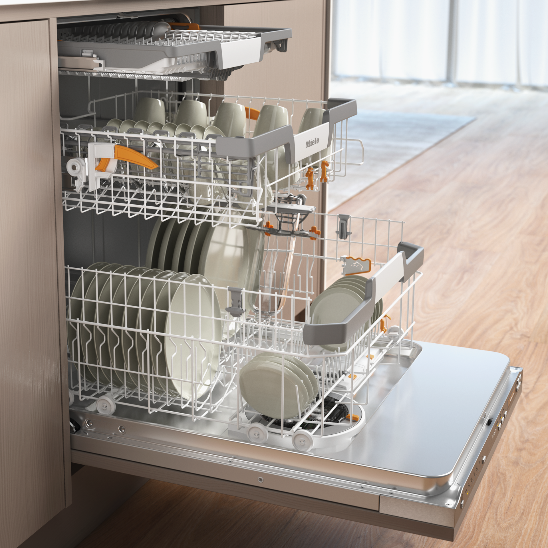 Dishwashers - G 7185 SCVi XXL AutoDos Stainless Steel. - 3