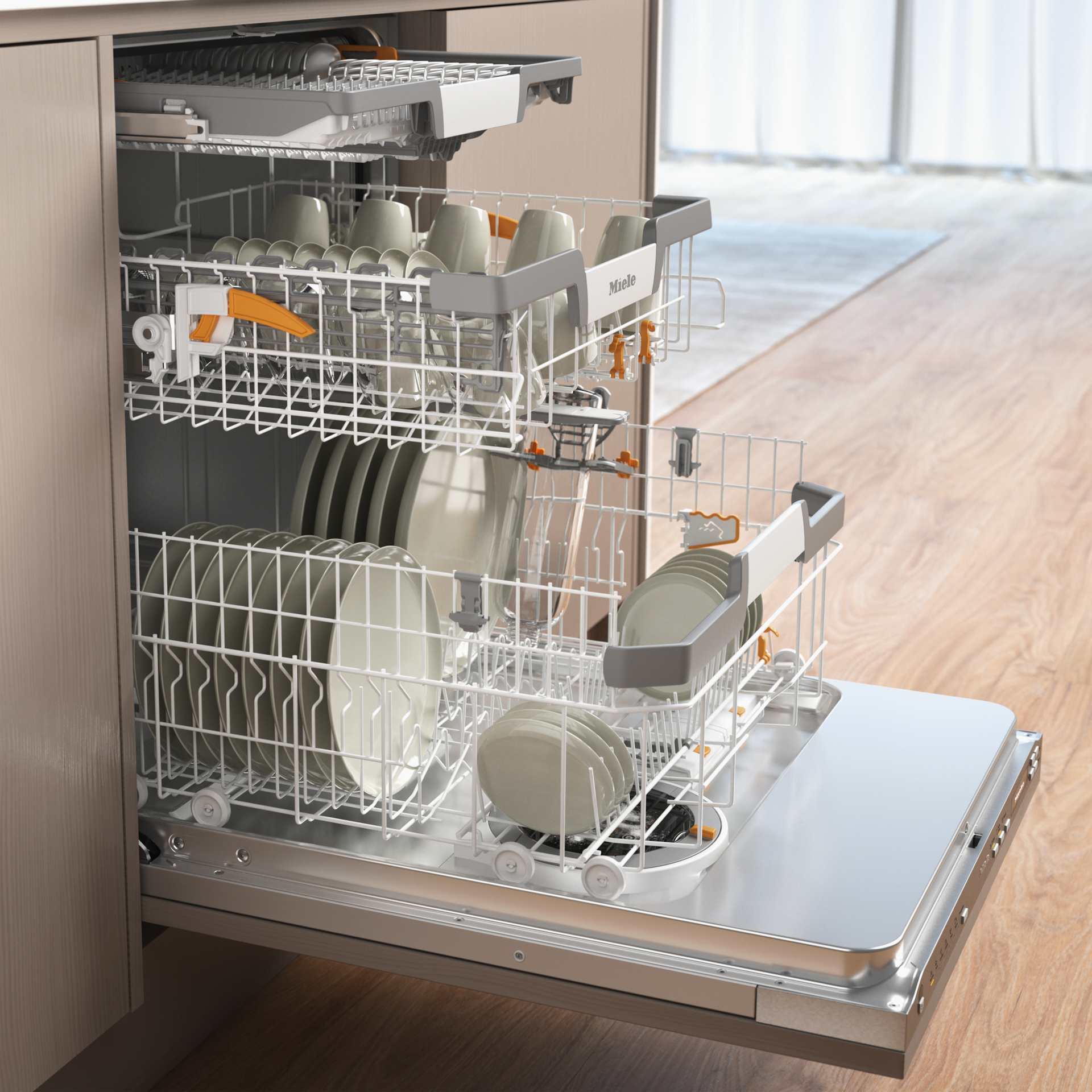 Dishwashers - G 7186 SCVi AutoDos Stainless Steel. - 3