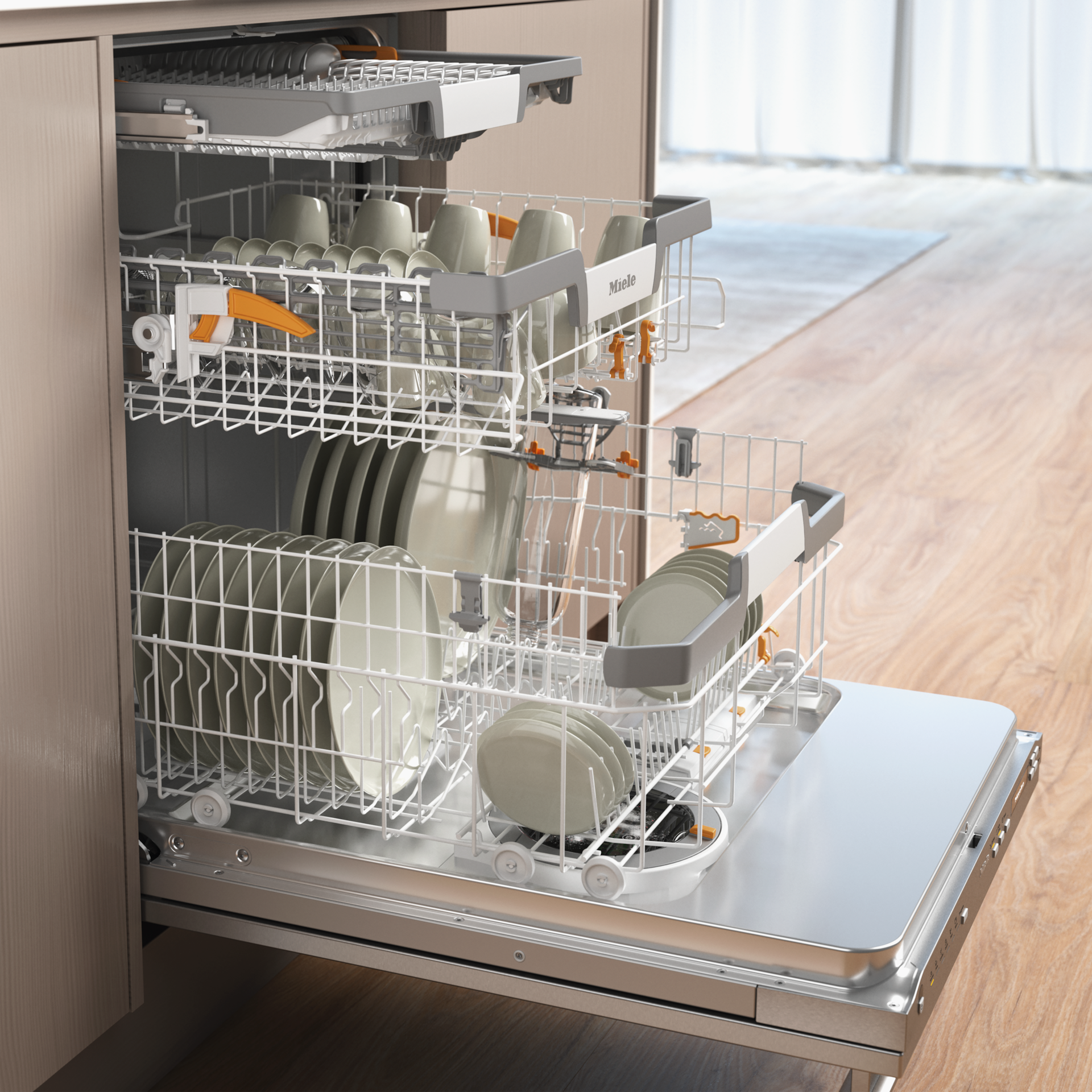 Dishwashers - G 7196 SCVi SF AutoDos Stainless Steel. - 3