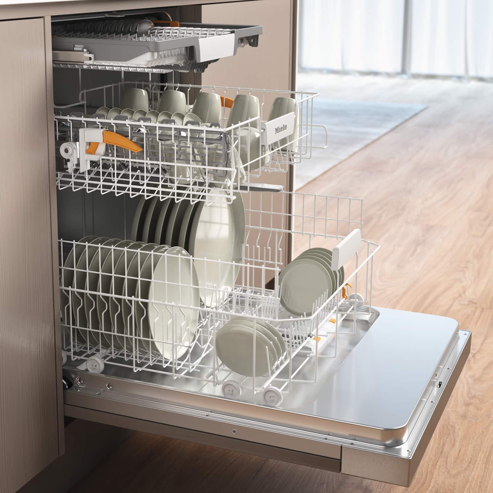 Umývačky riadu - G 5415 SCi XXL Active Plus Nerez CleanSteel - 3