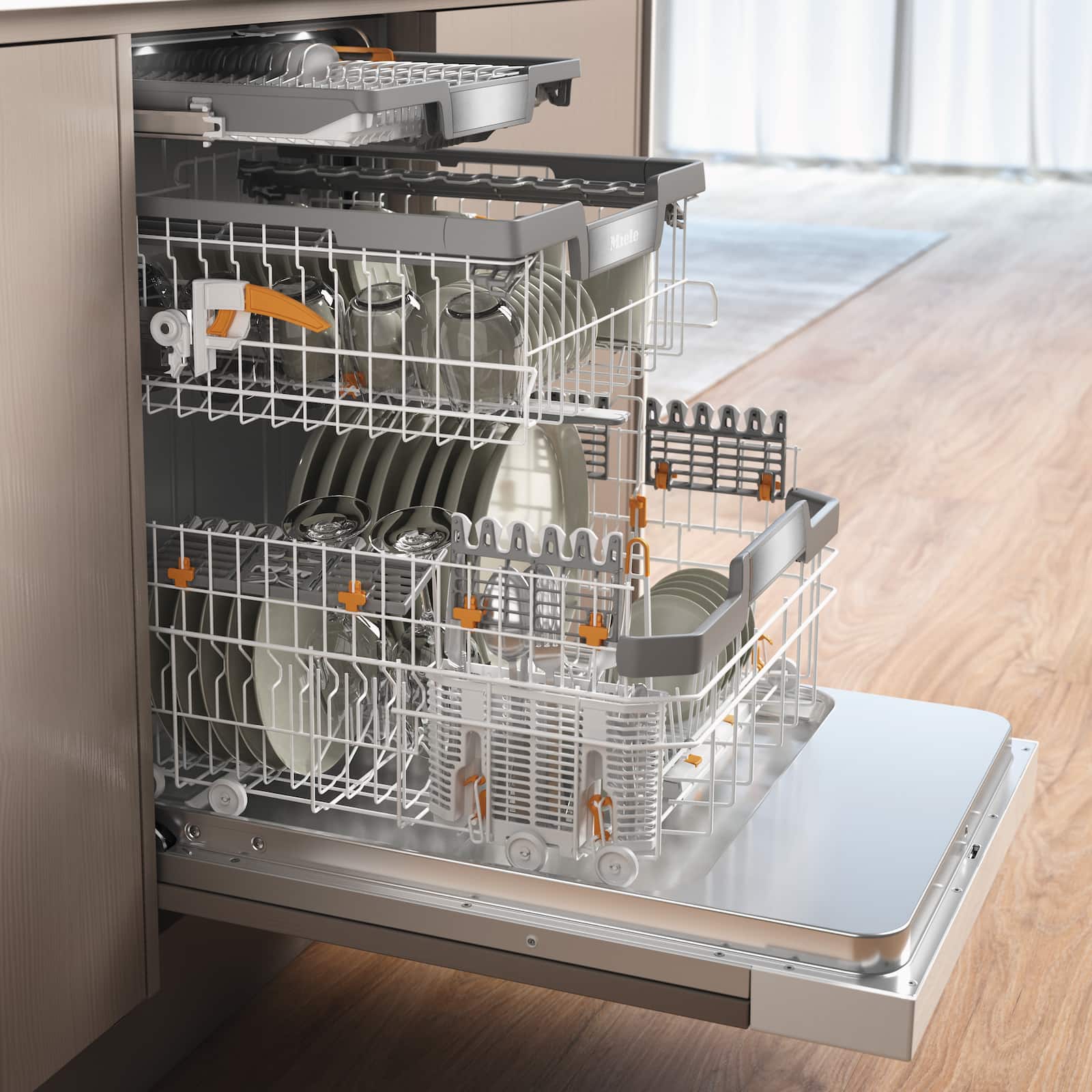 Lave-vaisselle - G 3825-55 SCi Blanc laqué - 4