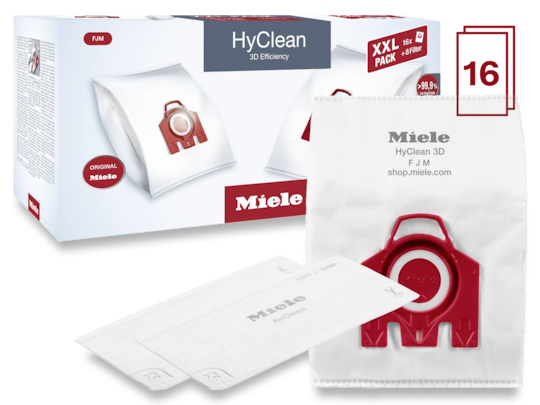 Acheter en ligne MIELE Sac d'aspirateur FJM XL HyClean 3D (8 pièce