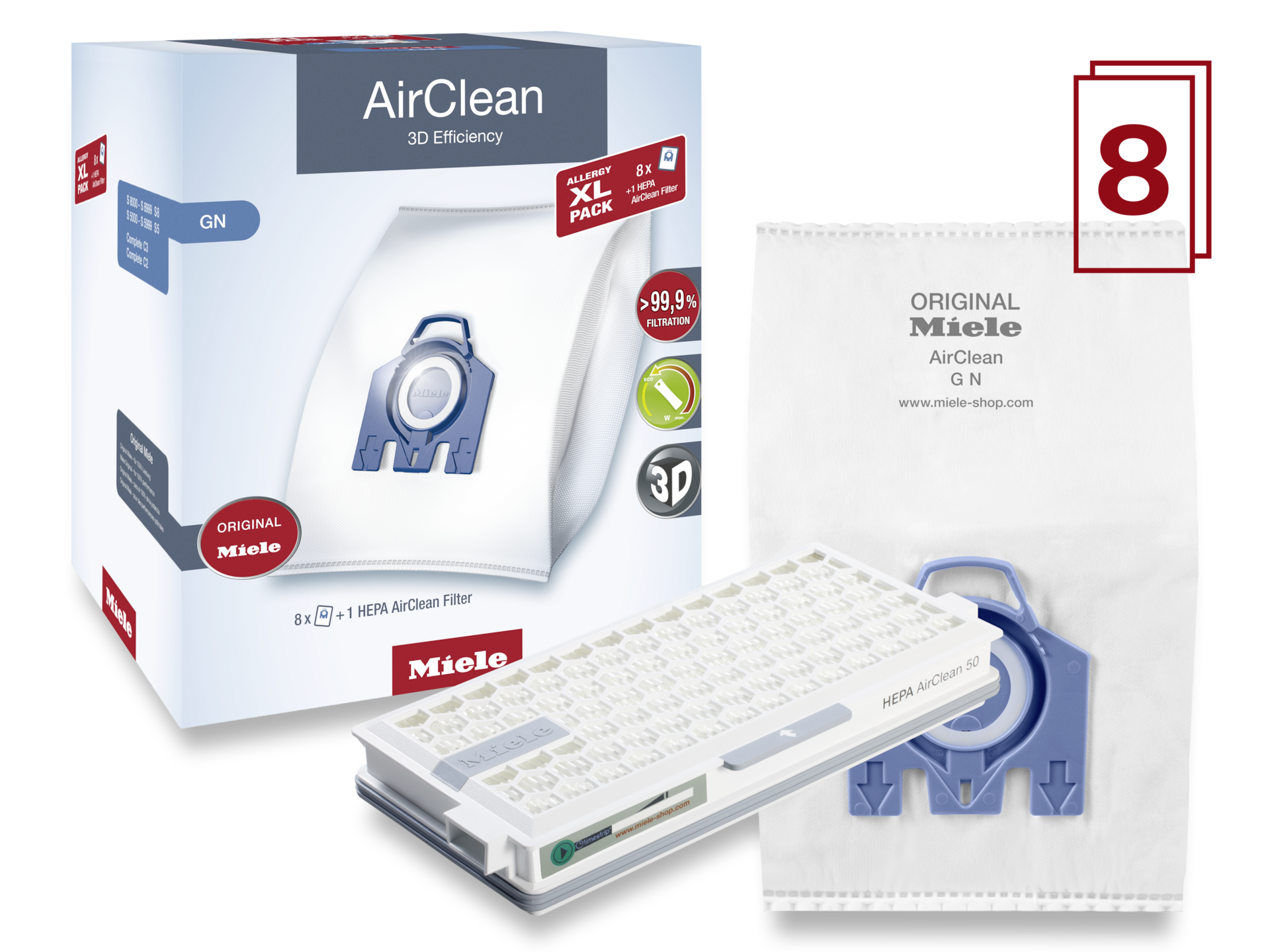 Accessories/Consumables (A&C) - SB SET GN+HA XL AirClean - 2