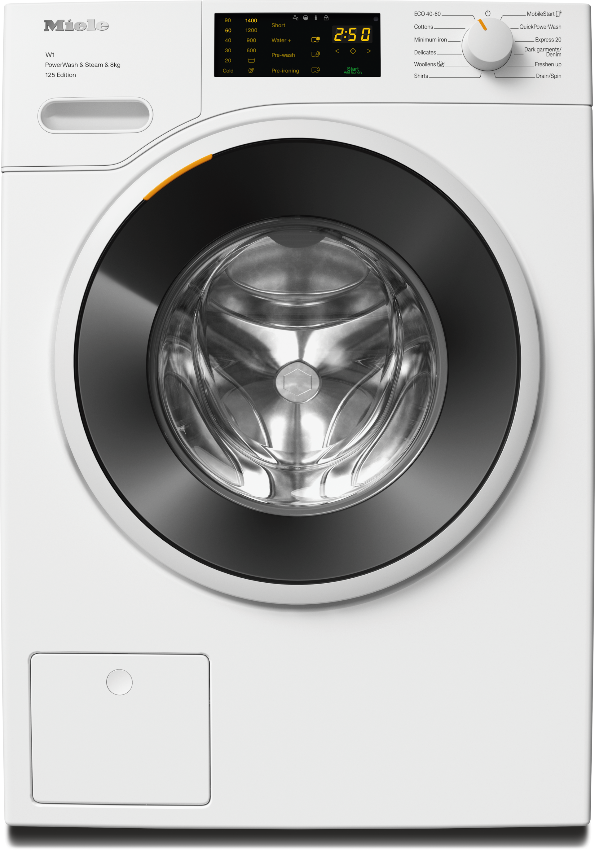 Washing machines - WWB380 WCS 125 Edition Lotus white - 1