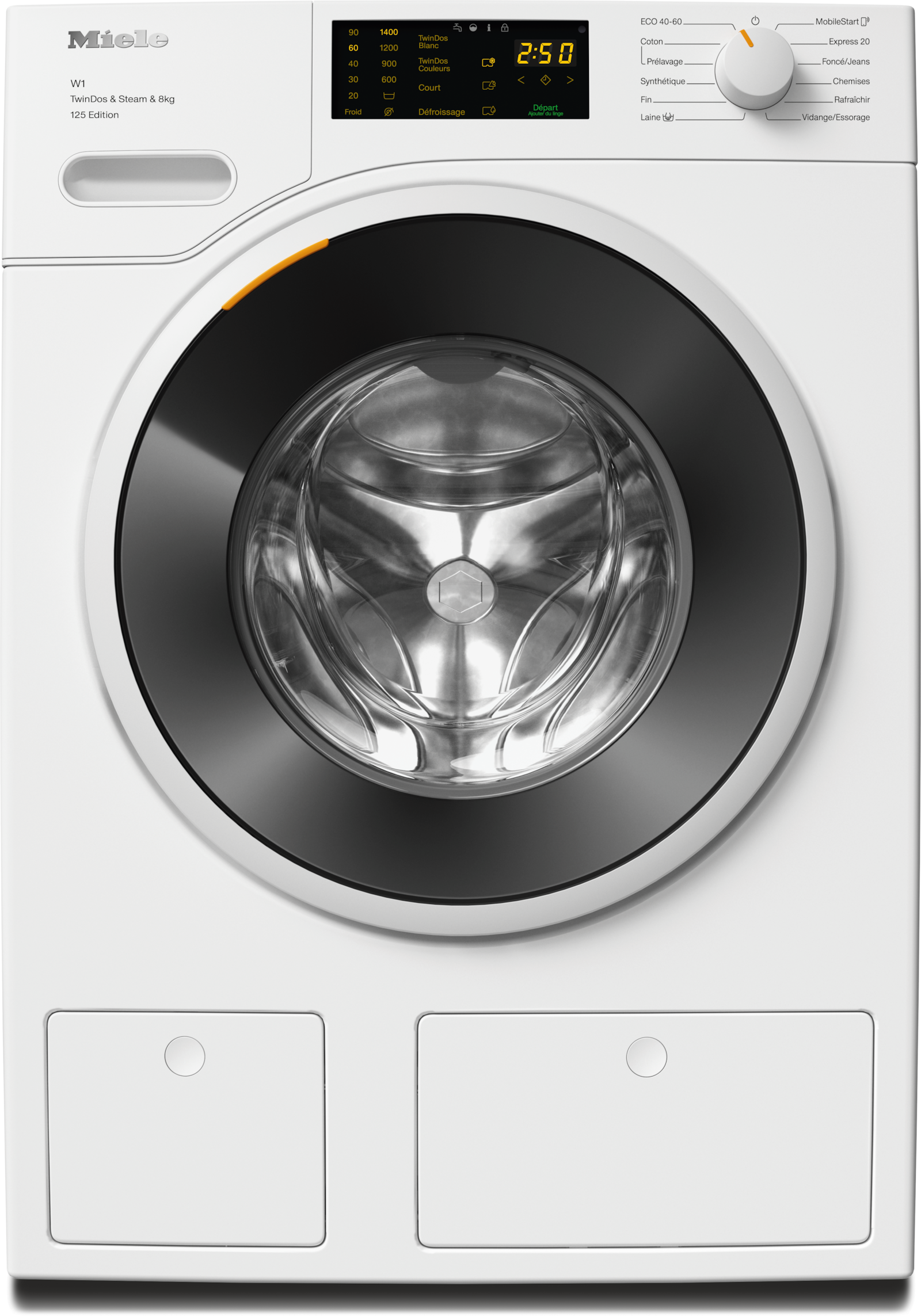 Miele - WWB680 WCS TDos&Steam&8kg Blanc lotus – Lave-linge - 1 Miele - WWB680 WCS TDos&Steam&8kg Blanc lotus – Lave-linge - 1