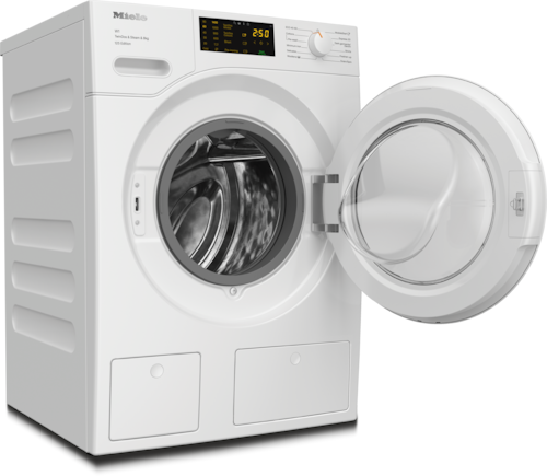 8kg TwinDos skalbimo mašina su SteamCare funkcija ir WiFi (WWB680 WCS 125 Edition) product photo Front View2 L