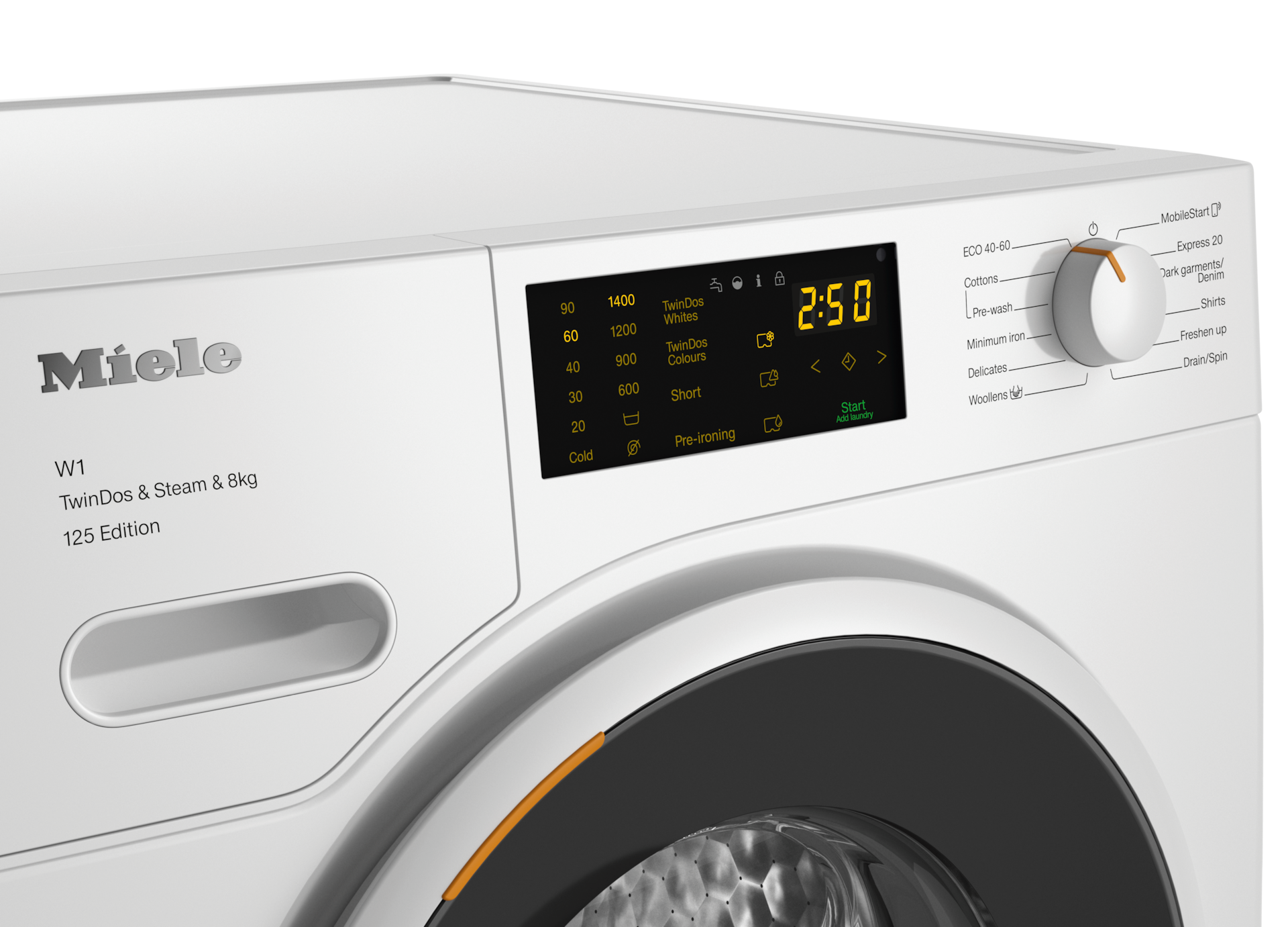 Washing machines - WWB680 WCS 125 Edition Lotus white - 4