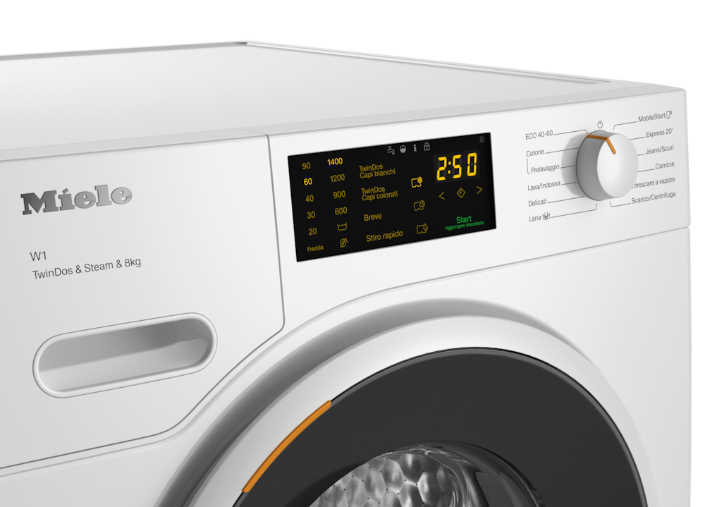 Miele - WWB680 WCS TDos&Steam&8kg bianco loto – Lavatrici - 3