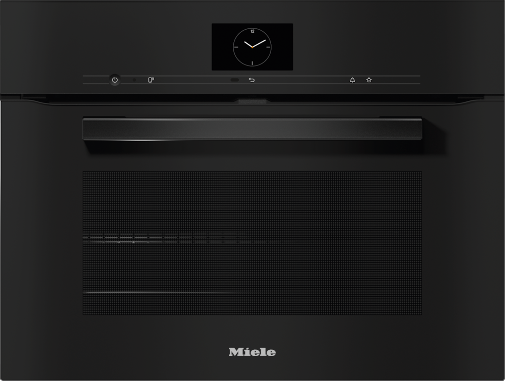 Herde/ Backöfen - H 7640-60 BP Obsidianschwarz - 1