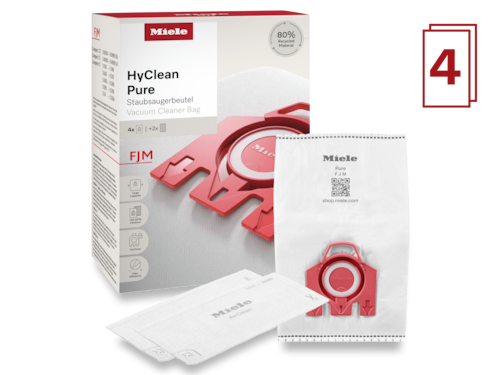 HyClean Pure FJM dulkių siurblio maišeliai, 4 vnt. product photo Front View2 L