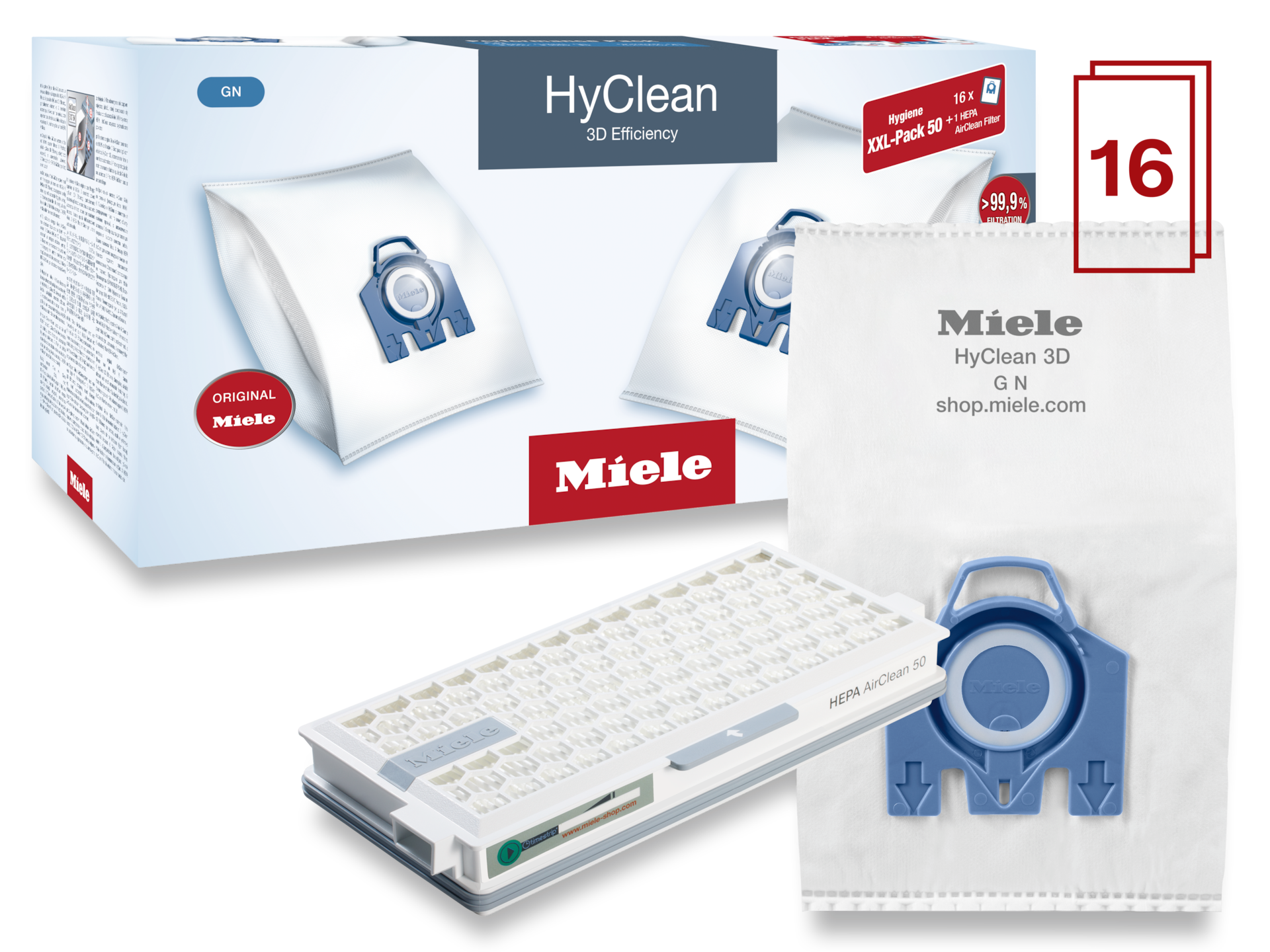 ΑΞΕΣΟΥΑΡ - Hygiene XXL-Pack GN HyClean 50 - 1