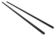 KMSL520 Retrofittable side trims (2) with black Diamond-Like Carbon coating