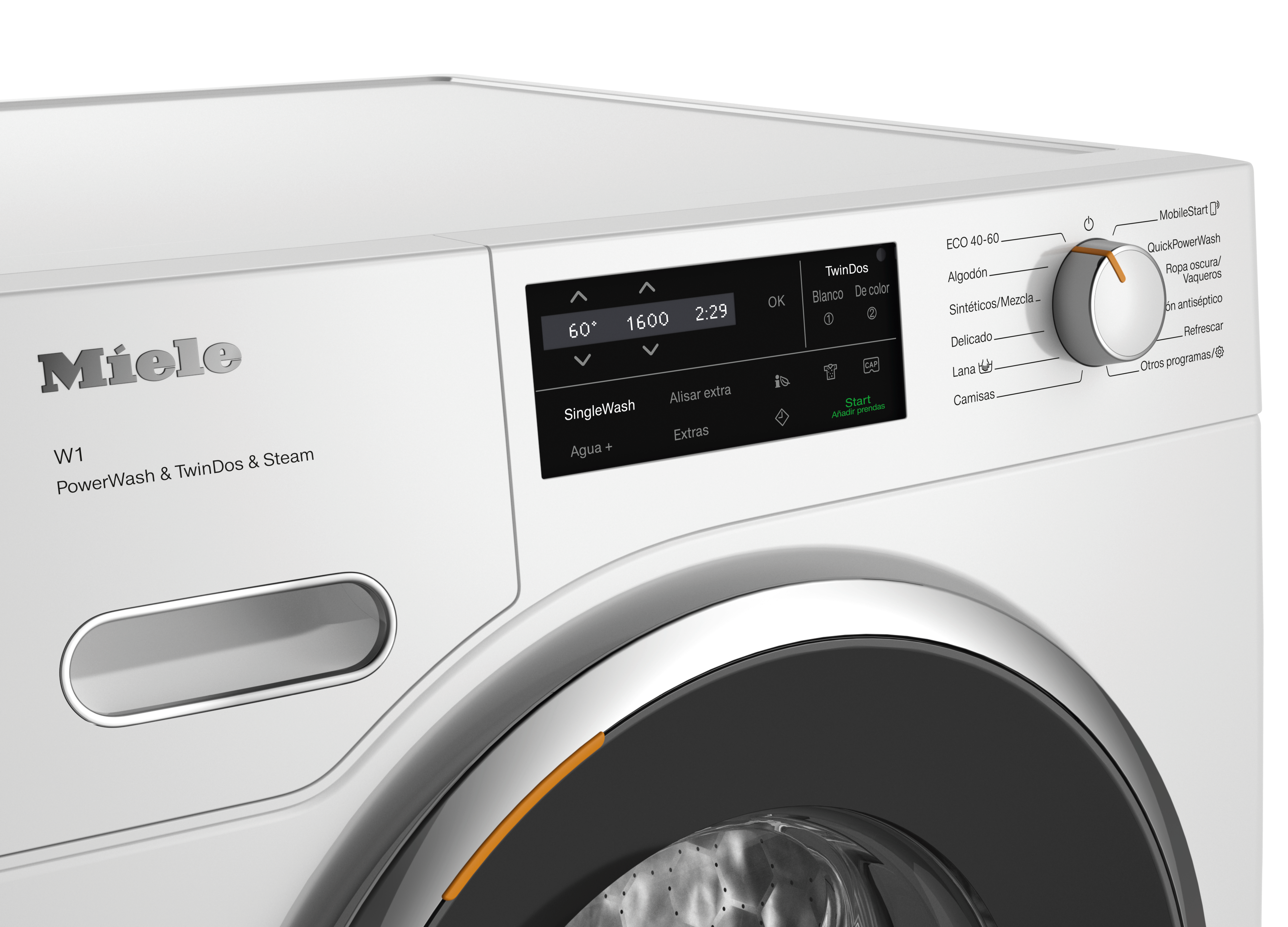 Miele - WWI880 WCS PWash&TDos&Steam Blanco loto – Lavadoras - 3 Miele - WWI880 WCS PWash&TDos&Steam Blanco loto – Lavadoras - 3