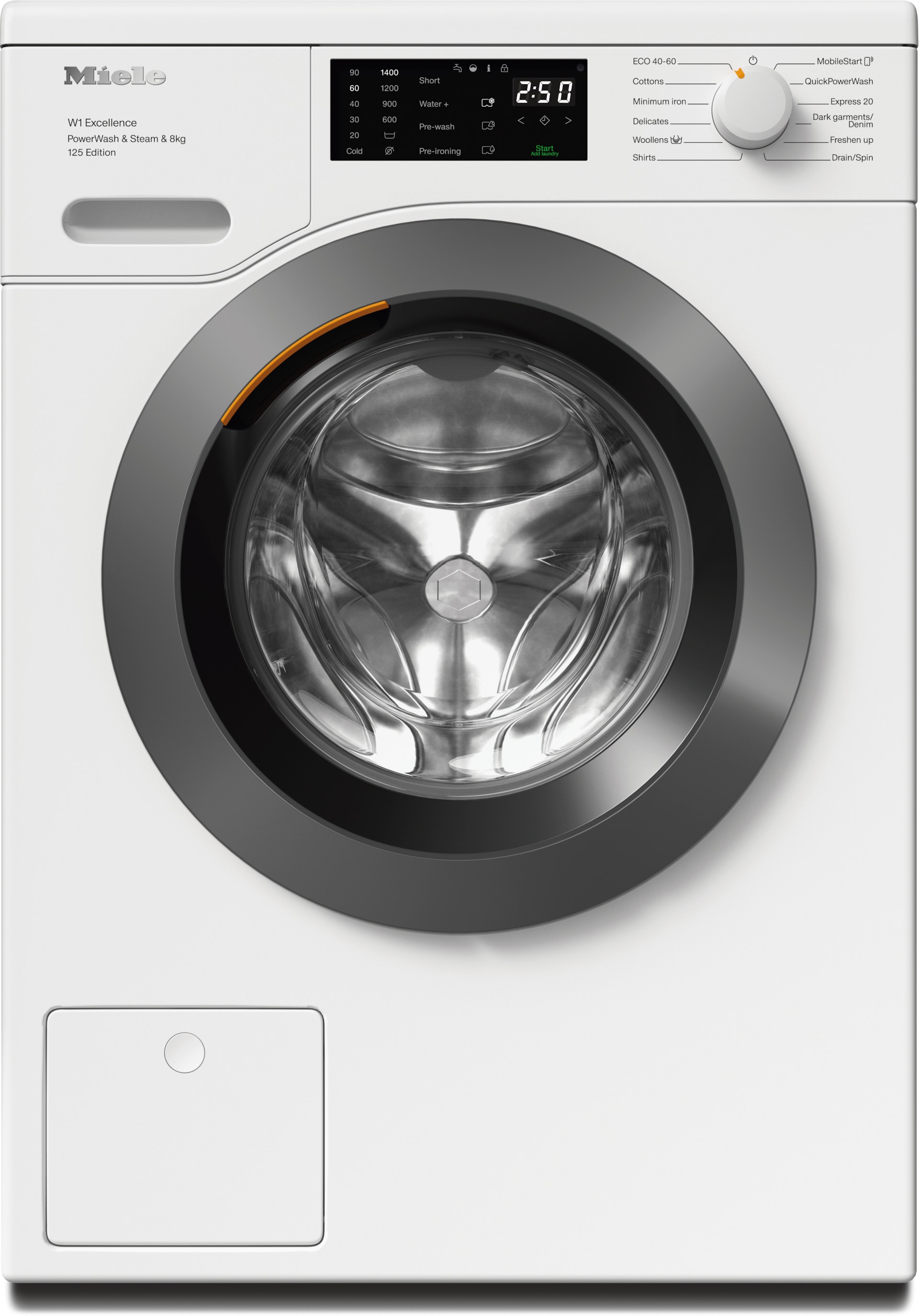 Washing machines - WEB385 WCS 125 Edition Lotus white - 1