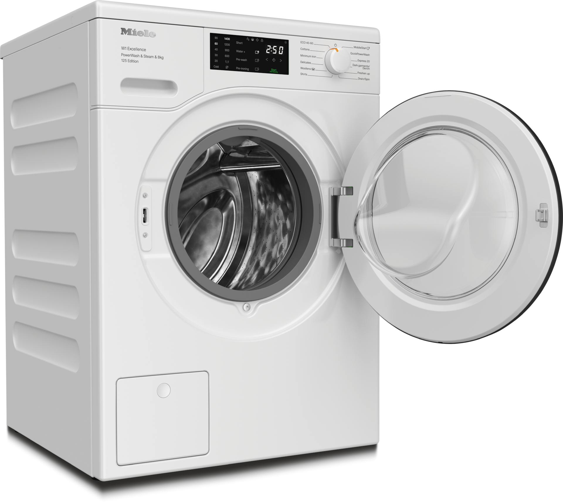 Washing machines - WEB385 WCS 125 Edition Lotus white - 2
