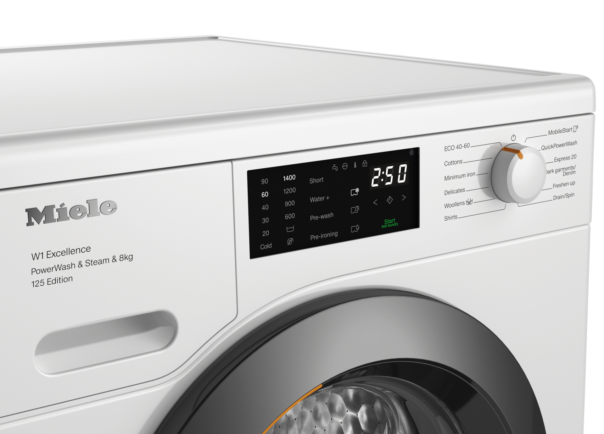 Washing machines - WEB385 WCS 125 Edition Lotus white - 4