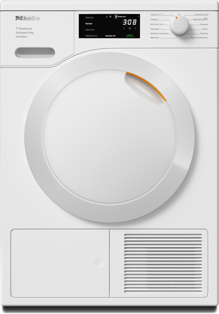 Tumble dryers - TEC665WP 125 Edition Lotus white - 1