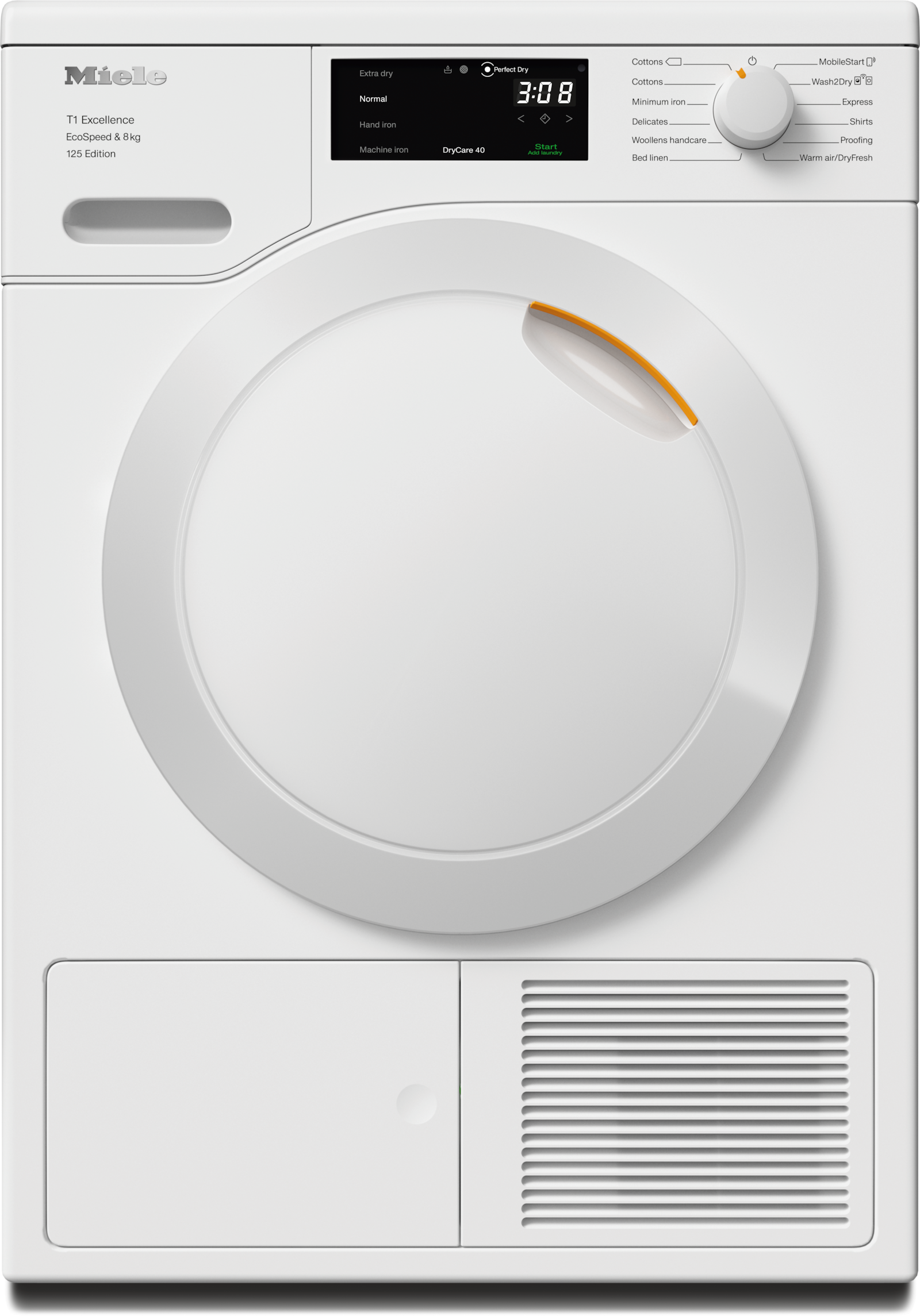Tumble dryers - TEC665WP 125 Edition Lotus white - 1