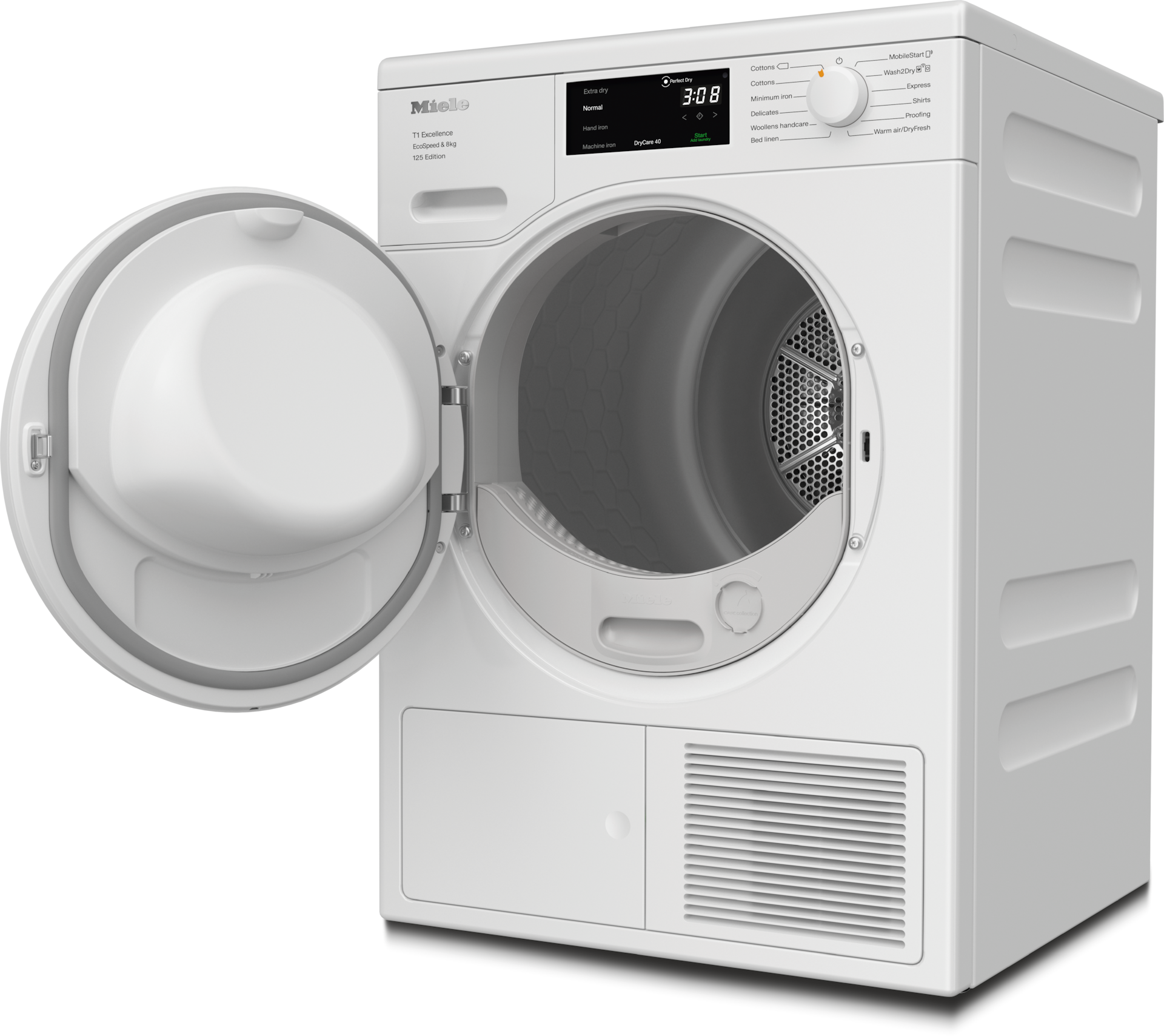 Tumble dryers - TEC665WP 125 Edition Lotus white - 2