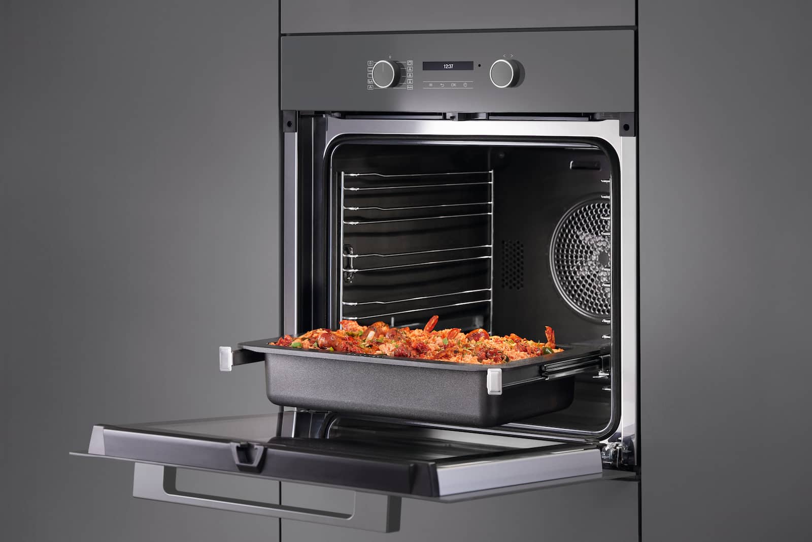 Fours/Pianos de cuisson - H 2861 BP Gris graphite - 4