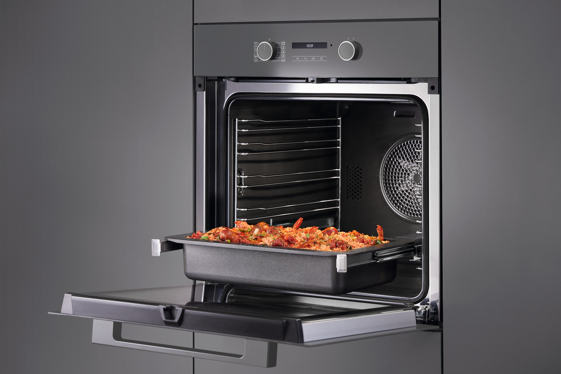 Rúra/sporáky RangeCooker - H 2861 BP Grafitová sivá - 3