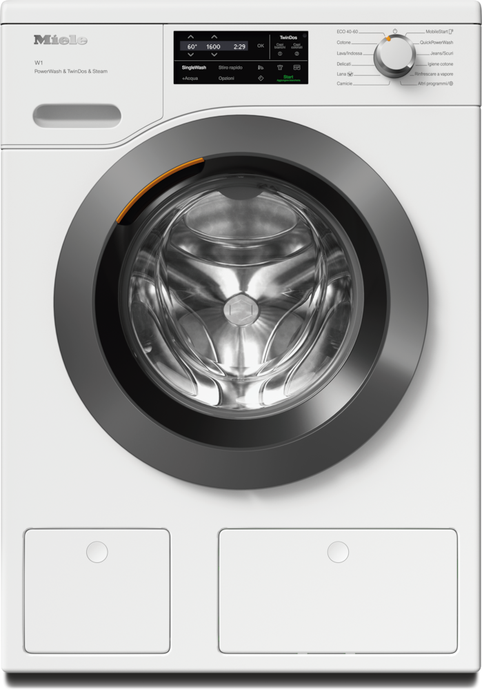 Miele - WCI880 WCS PWash&TDos&Steam bianco loto – Lavatrici - 1