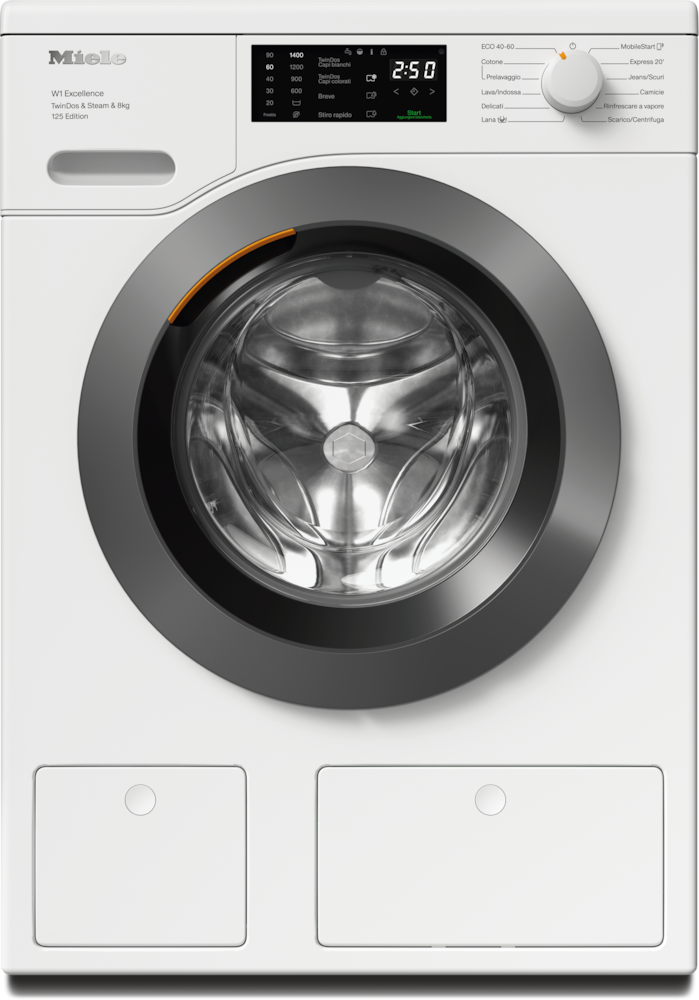 Miele - WEB685 WCS TDos&Steam&8kg bianco loto – Lavatrici - 1