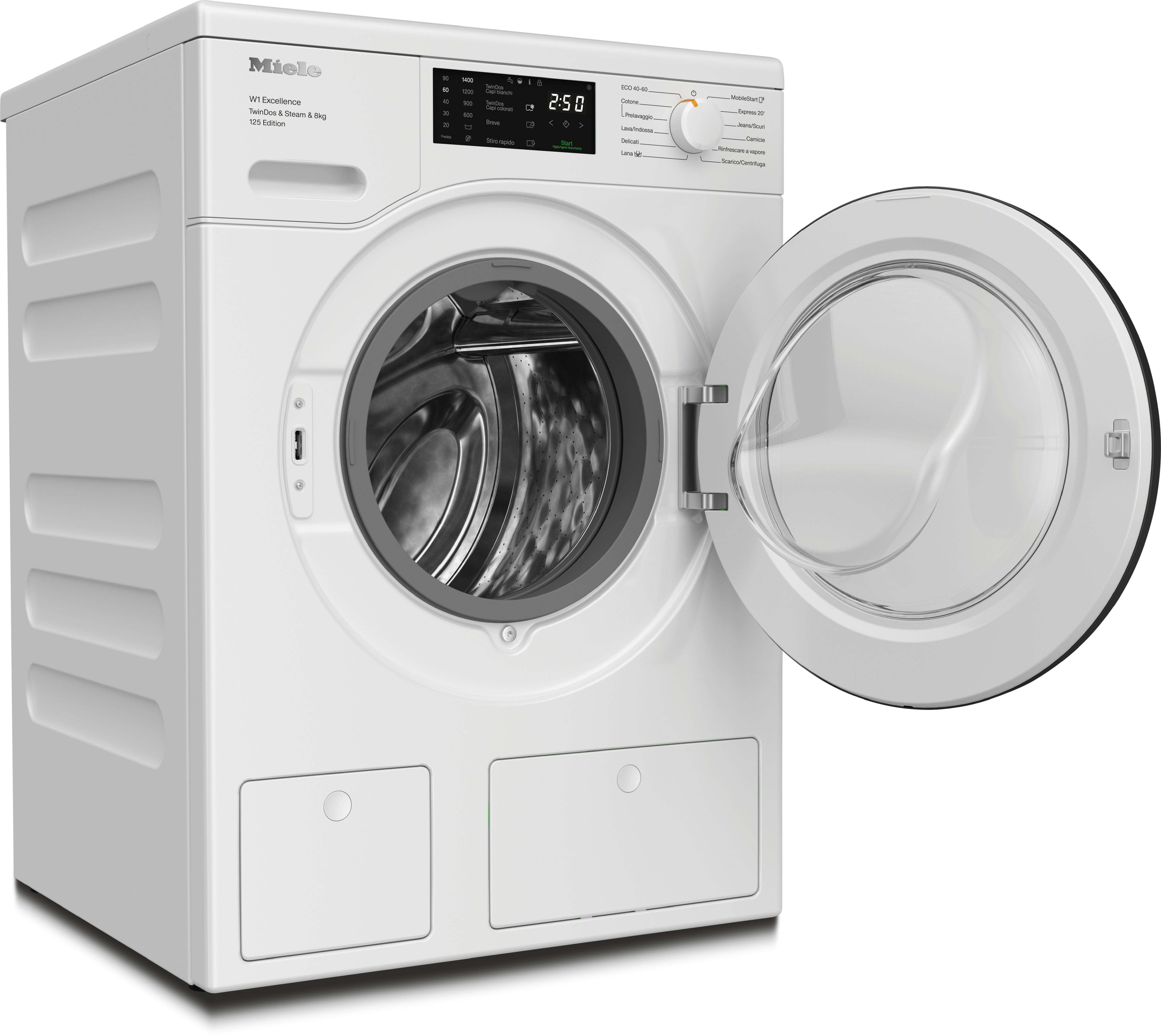 Miele - WEB685 WCS TDos&Steam&8kg bianco loto – Lavatrici - 2 Miele - WEB685 WCS TDos&Steam&8kg bianco loto – Lavatrici - 2