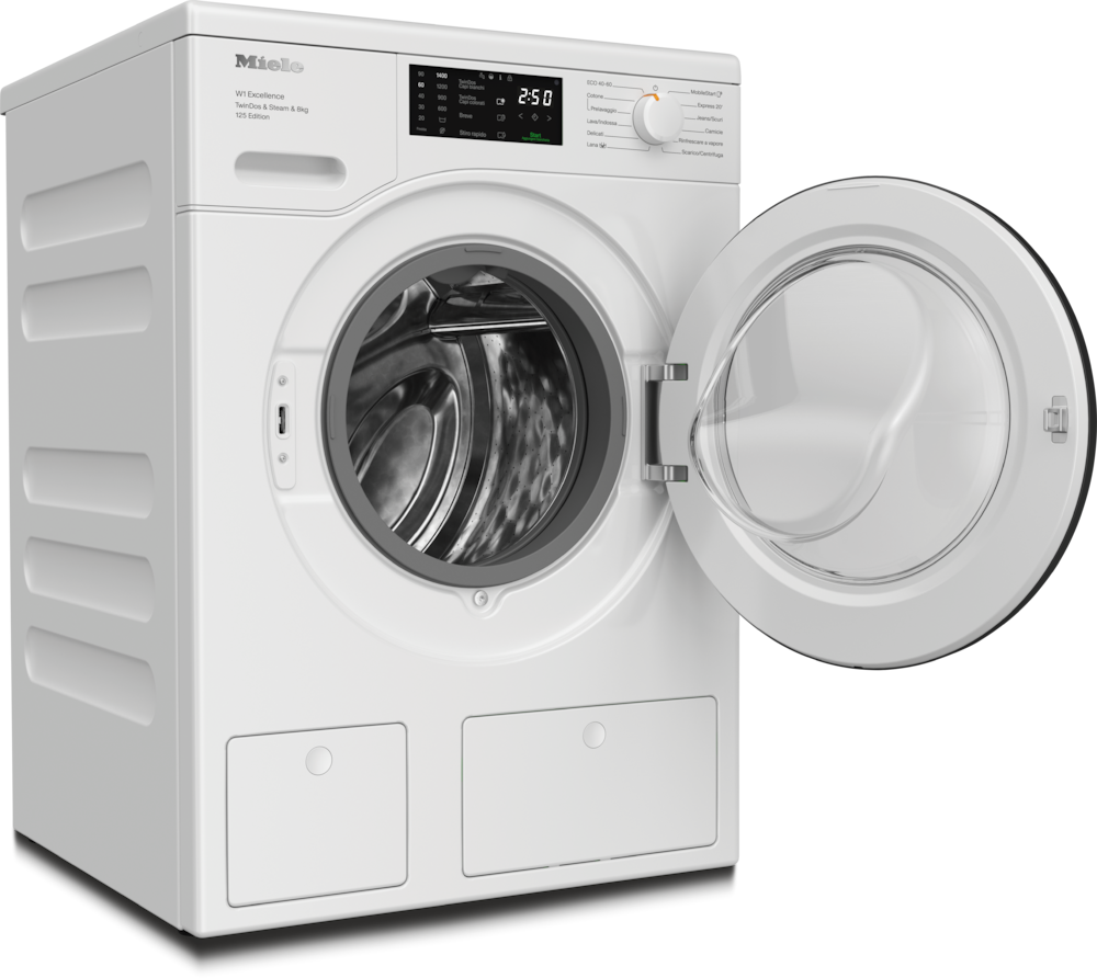 Miele - WEB685 WCS TDos&Steam&8kg bianco loto – Lavatrici - 2