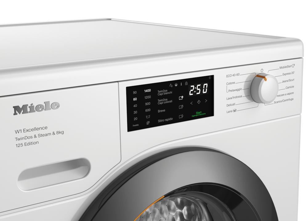 Miele - WEB685 WCS TDos&Steam&8kg bianco loto – Lavatrici - 3