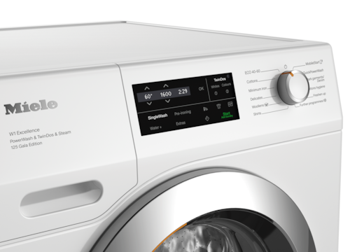9kg TwinDos veļas mašīna ar PowerWash un SteamCare funkcijām (WEI895 WCS 125 Gala Edition) product photo Back View L
