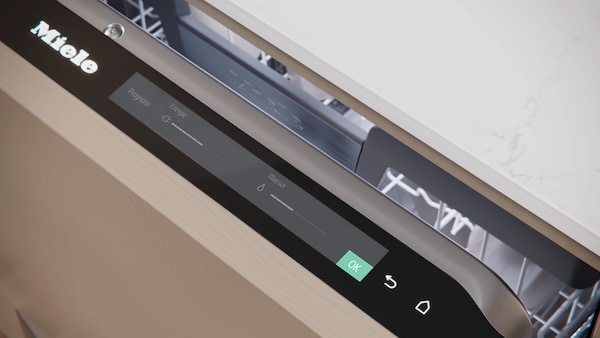 Miele dishwasher opening