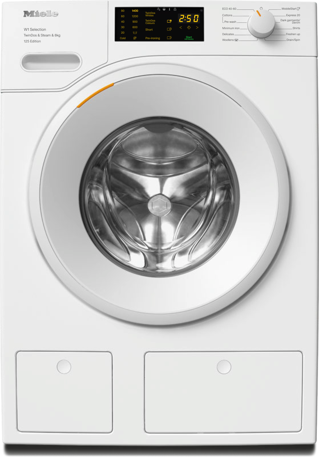 8kg TwinDos skalbimo mašina su SteamCare funkcija ir WiFi (WSB683 WCS 125 Edition) product photo