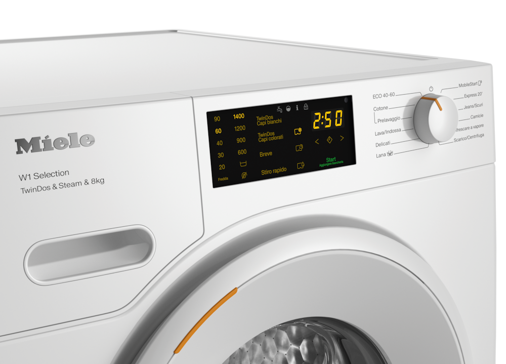 Miele - WSB683 WCS TDos&Steam&8kg bianco loto – Lavatrici - 3