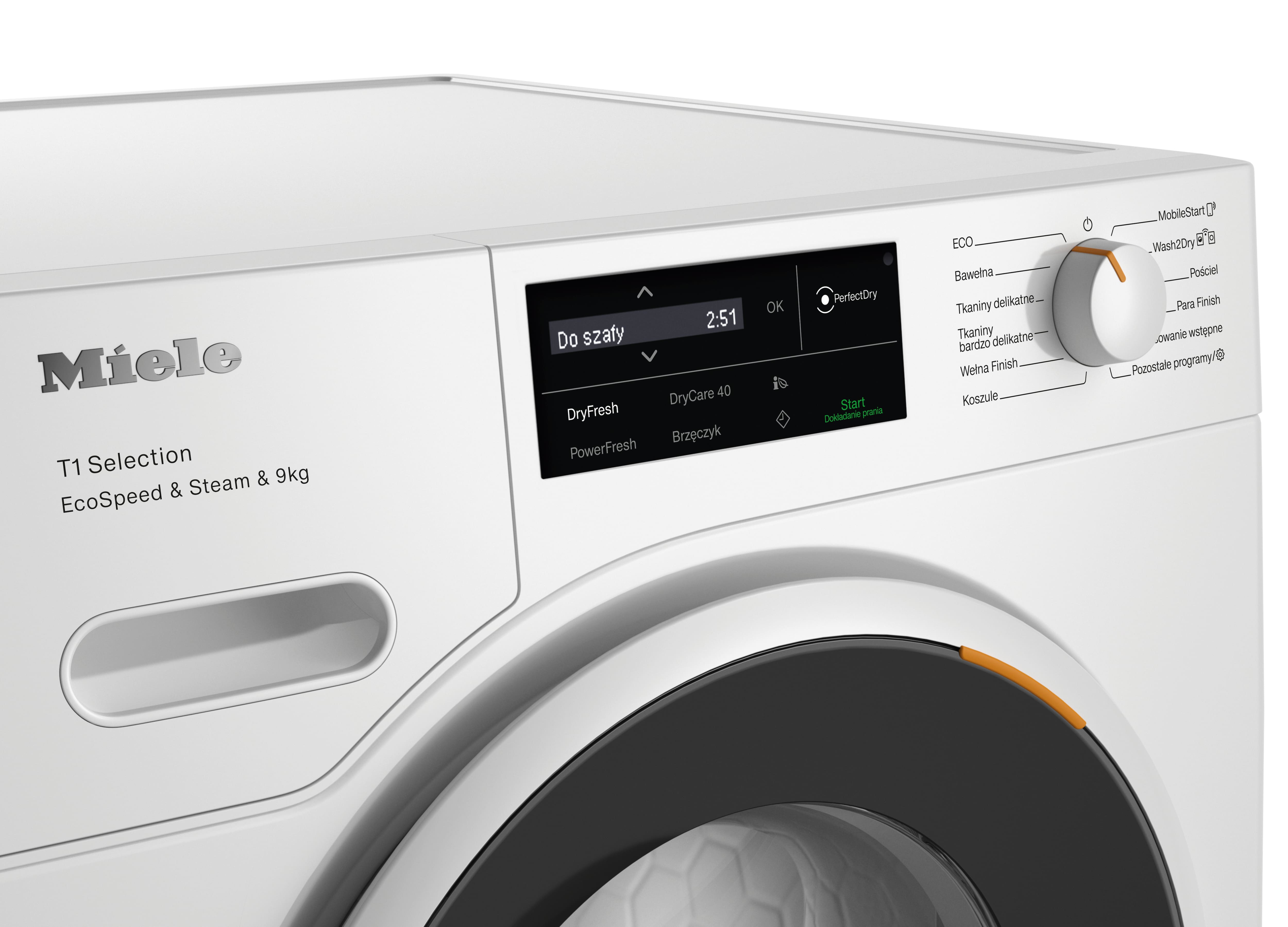 Miele - TSL683WP EcoSpeed&Steam&9kg Biały lotos – Suszarka - 3