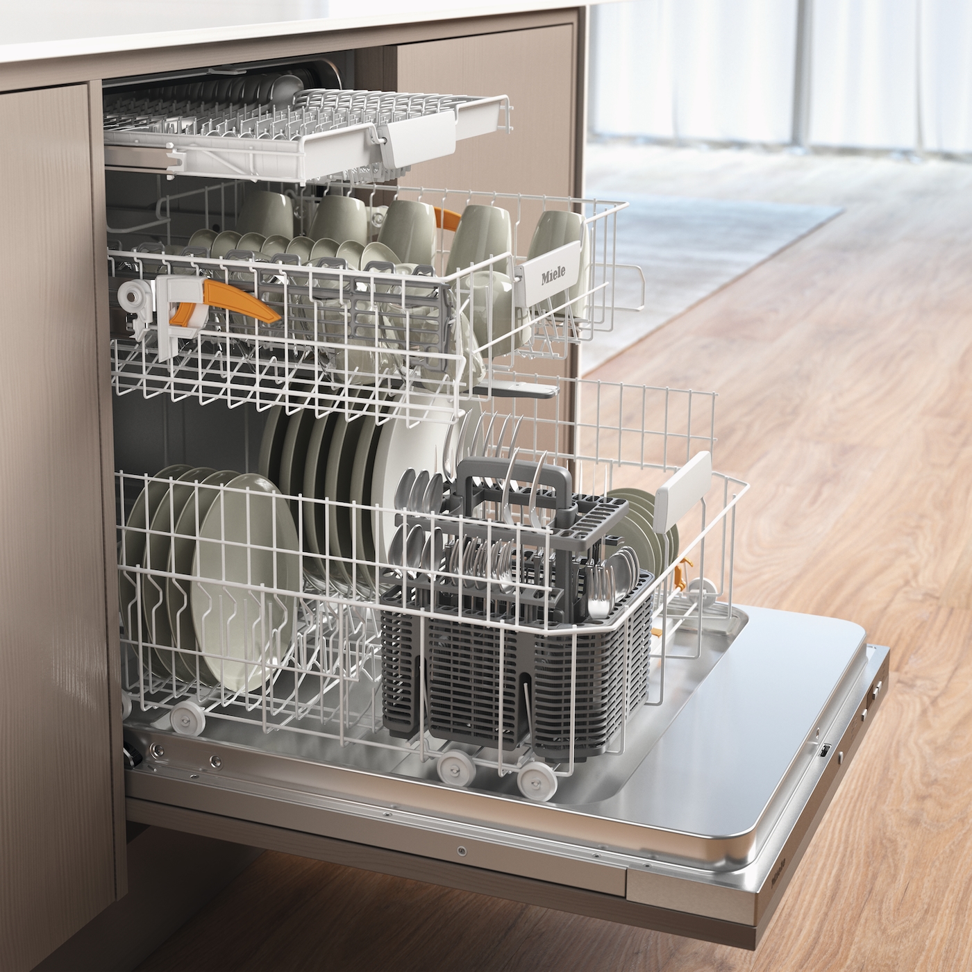 G 5053 SCVi BK Active Fully integrated dishwasher product photo Laydowns Detail View1 ZOOM