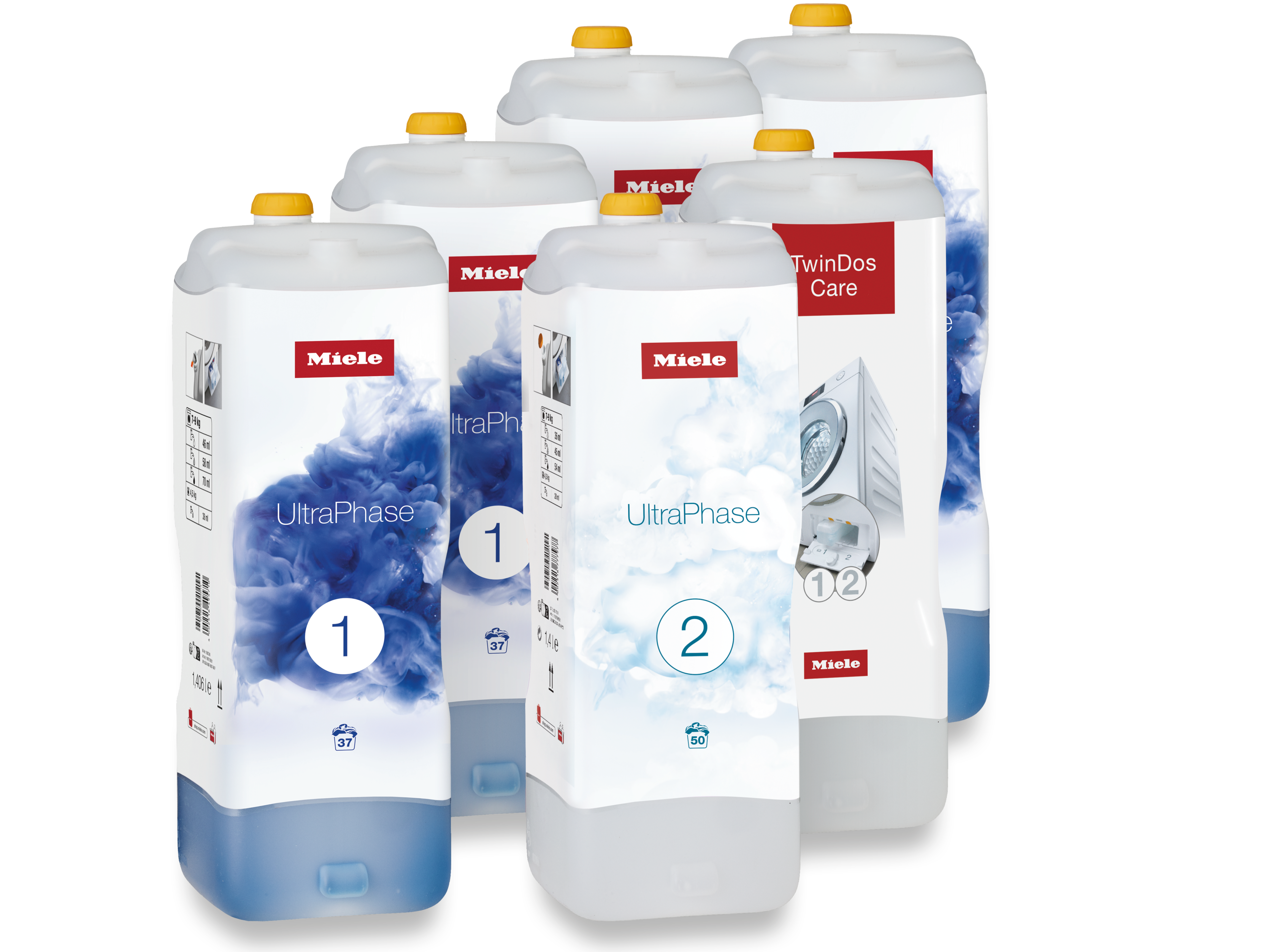 Miele - Set 4xUP1 + 1TwinDos Care + 1xUP2 – Detergentes - 2