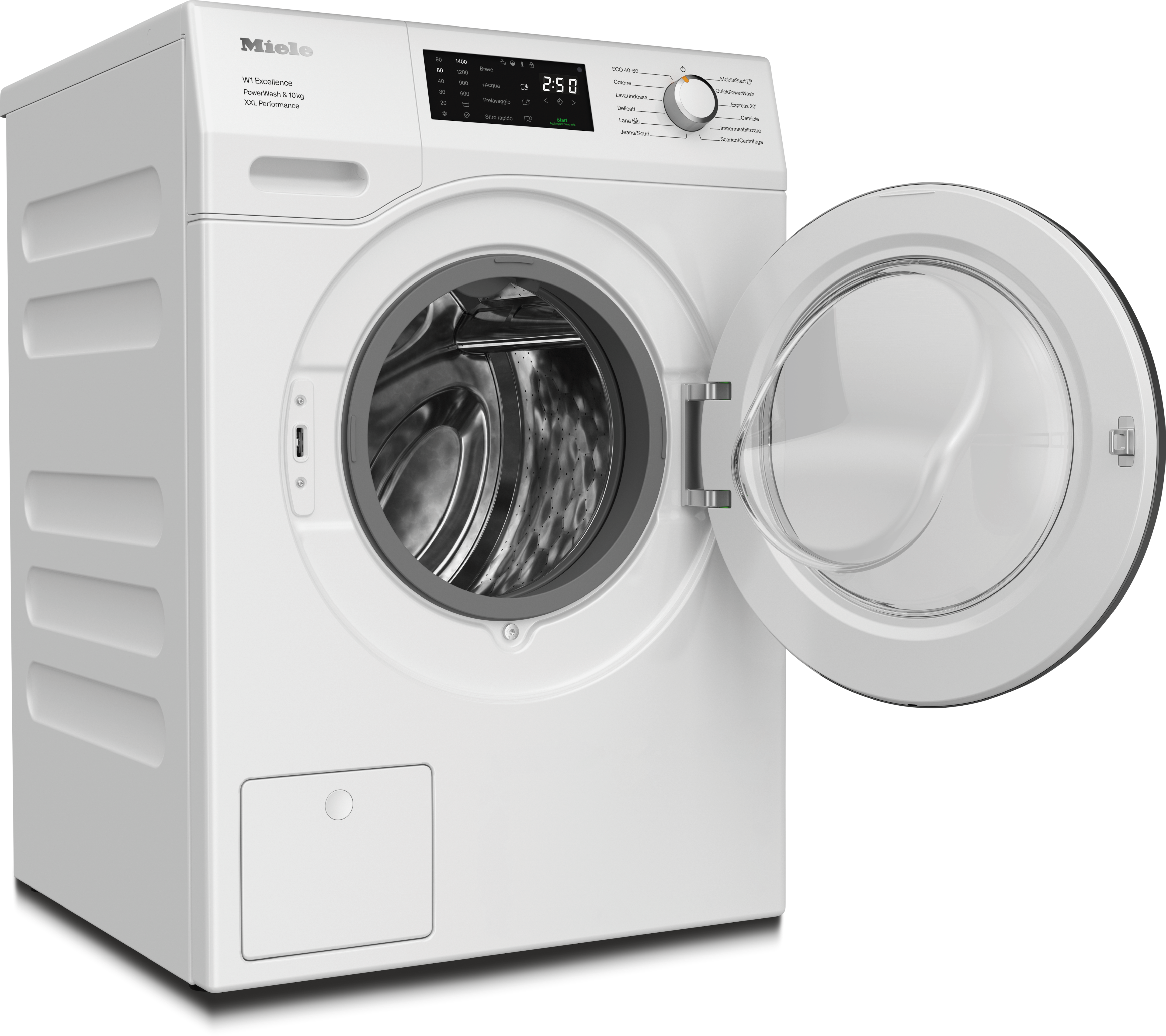 Miele - WEK375 WPS PWash&10kg bianco loto – Lavatrici - 2