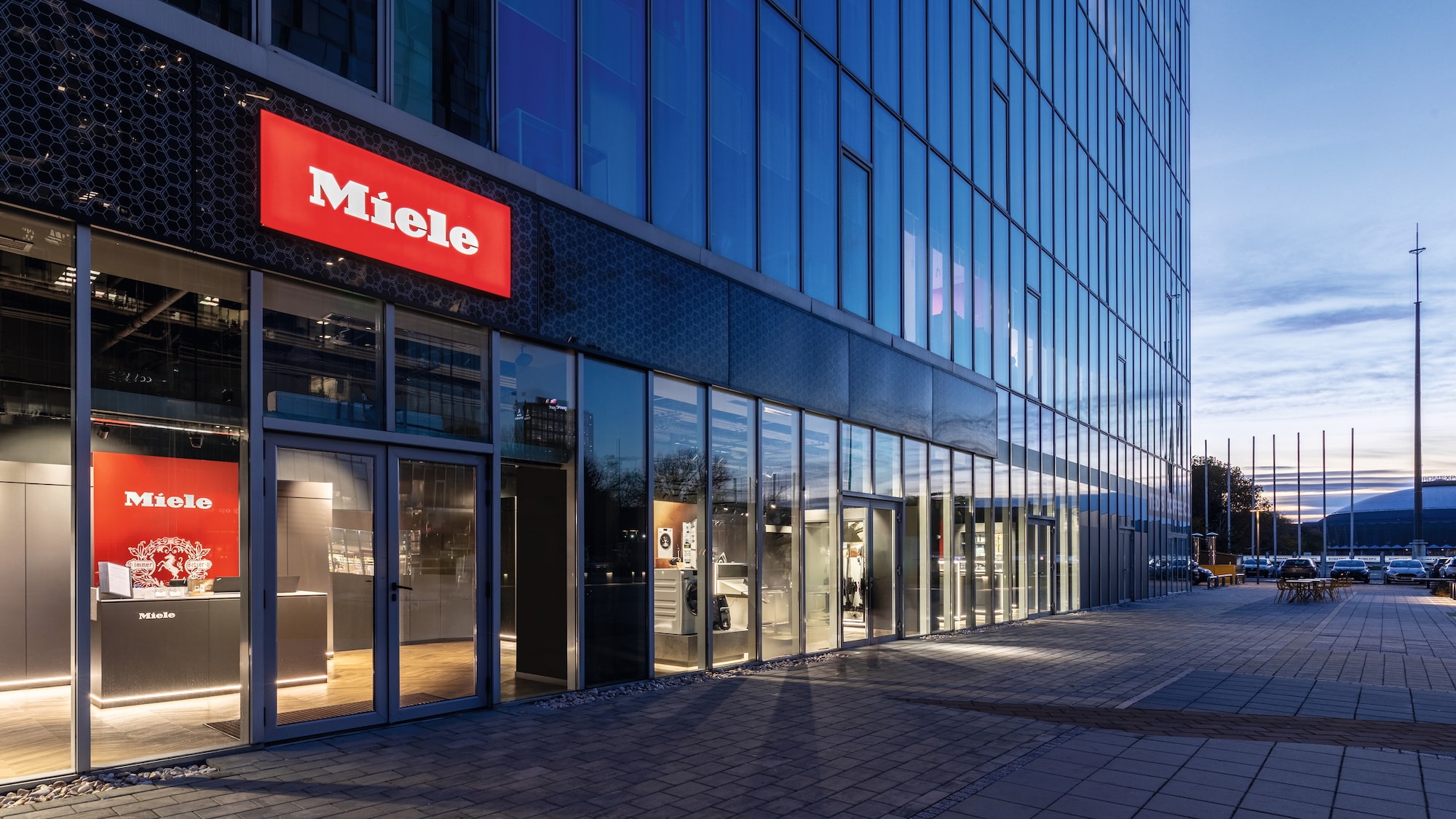 Miele experience center front of store